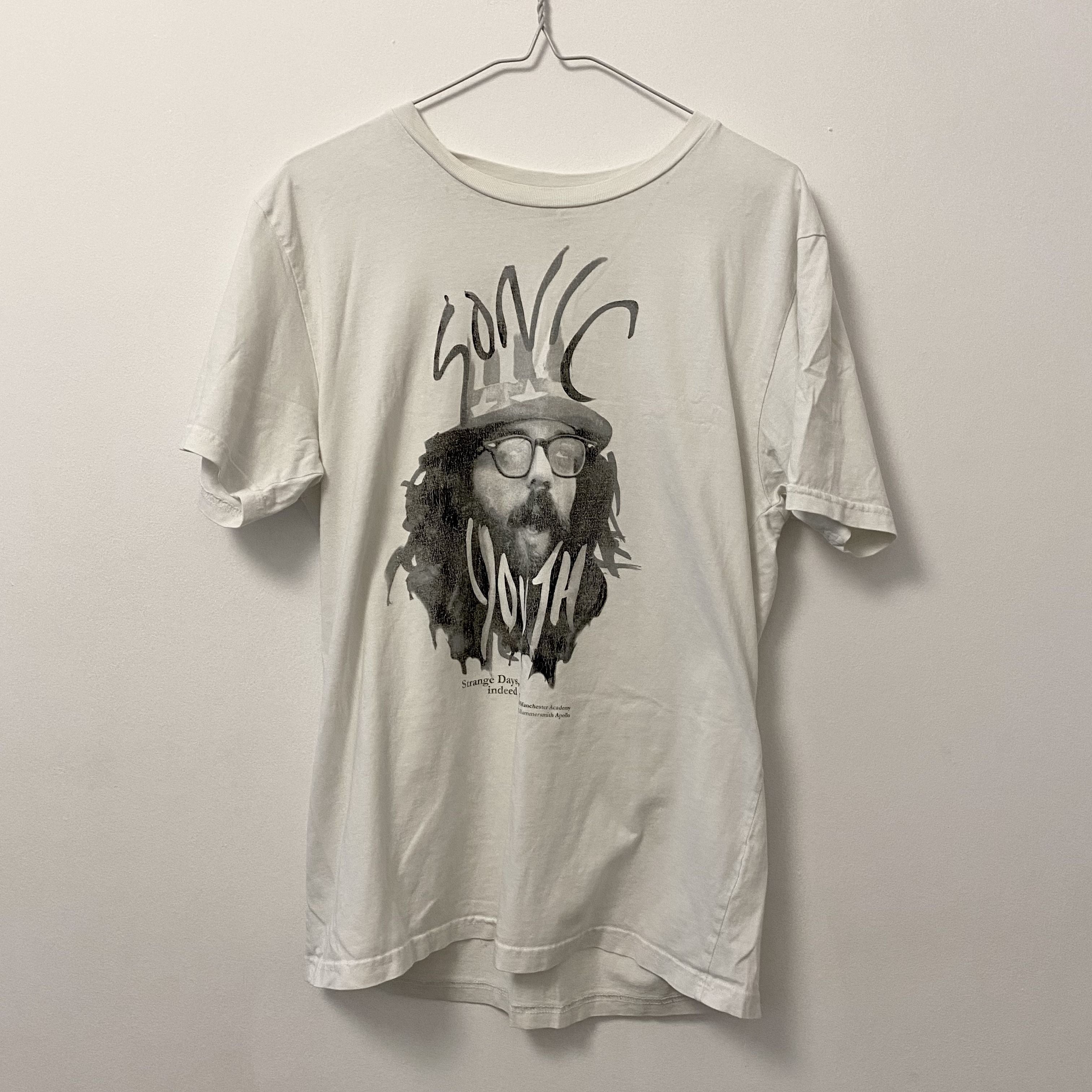 Vintage Sonic Youth Tour Tshirt Hoodie, Sweatshirt | PodTeesHub.com