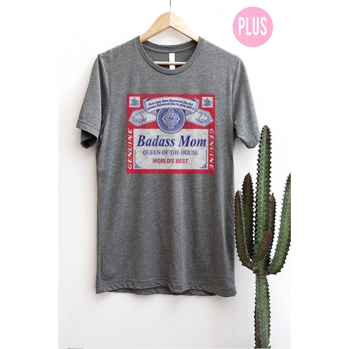 Badass Mama Boyfriend Graphic Tee Plus Hoodie, Sweatshirt | PodTeesHub.com