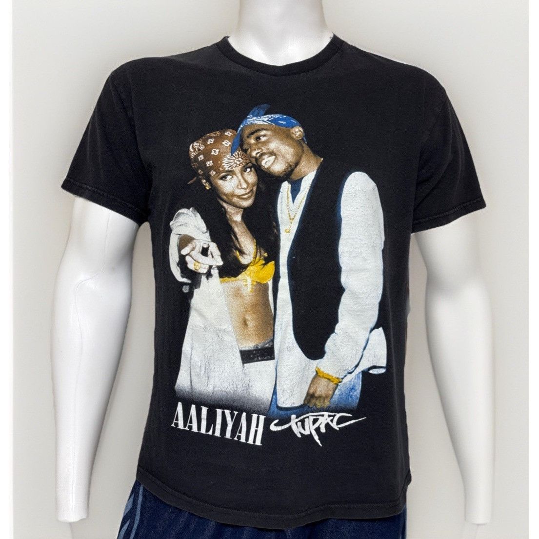 Other Vintage Y2k Aaliyah Tupac Memorial Rap Shirt Large T-Shirts, Hoodie, Sweatshirt