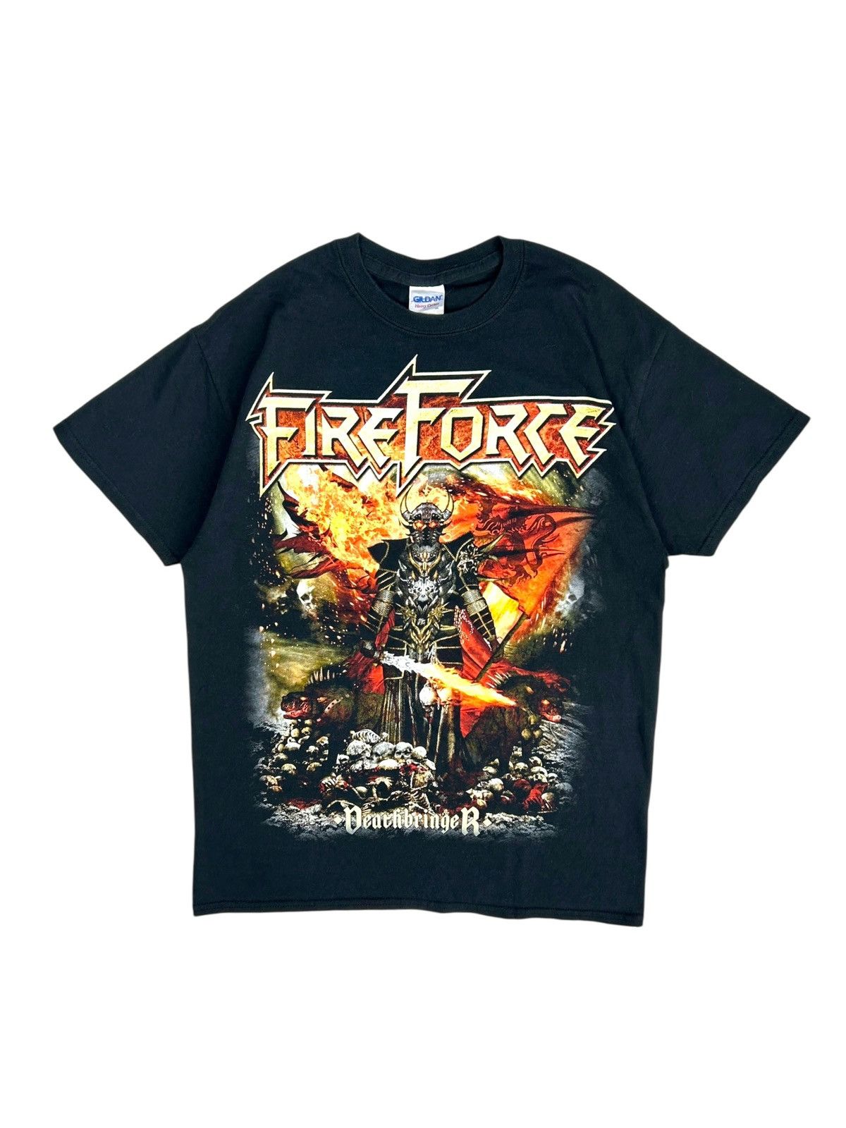 Band Tees Vintage Fireforce Deathbriner Band Rock Power Metal Tee Hoodie, Sweatshirt | PodTeesHub.com