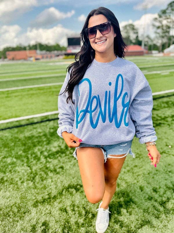 Custom Jumbo Cursive Puff Sweatshirt T-Shirts, Hoodie | PodTeesHub.com