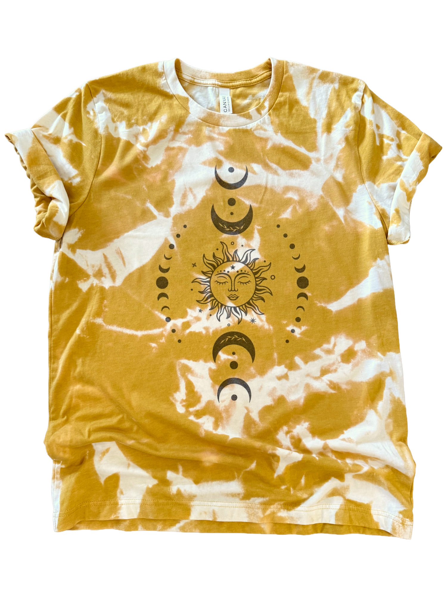 Sun and Moon Tie-Dye Tee Hoodie, Sweatshirt | PodTeesHub.com