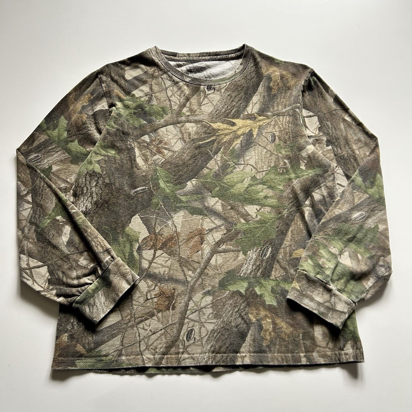 Vintage Realtree Camo T Shirt Long Sleeve Medium Camouflage Hoodie, Sweatshirt | PodTeesHub.com