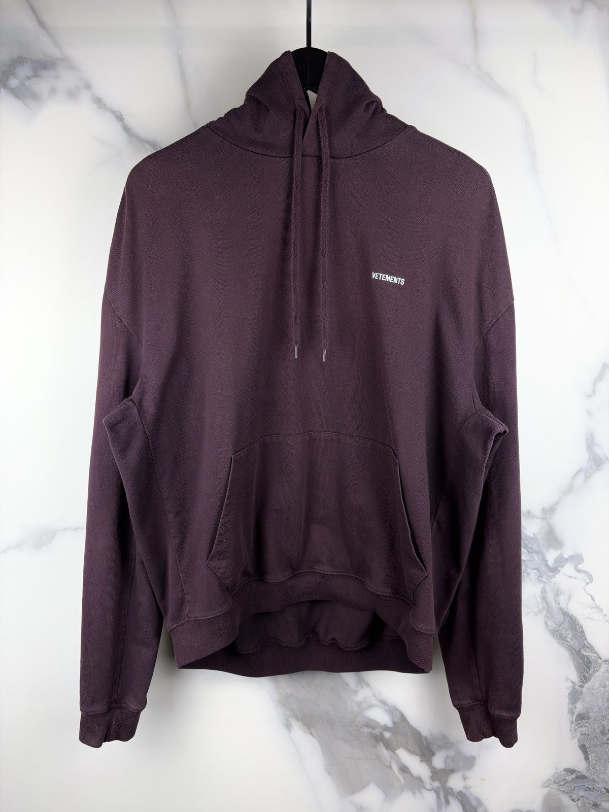 Ss18 Vetements Embroidered Logo Oversized Hoodie Demna T-Shirts, Sweatshirt | PodTeesHub.com