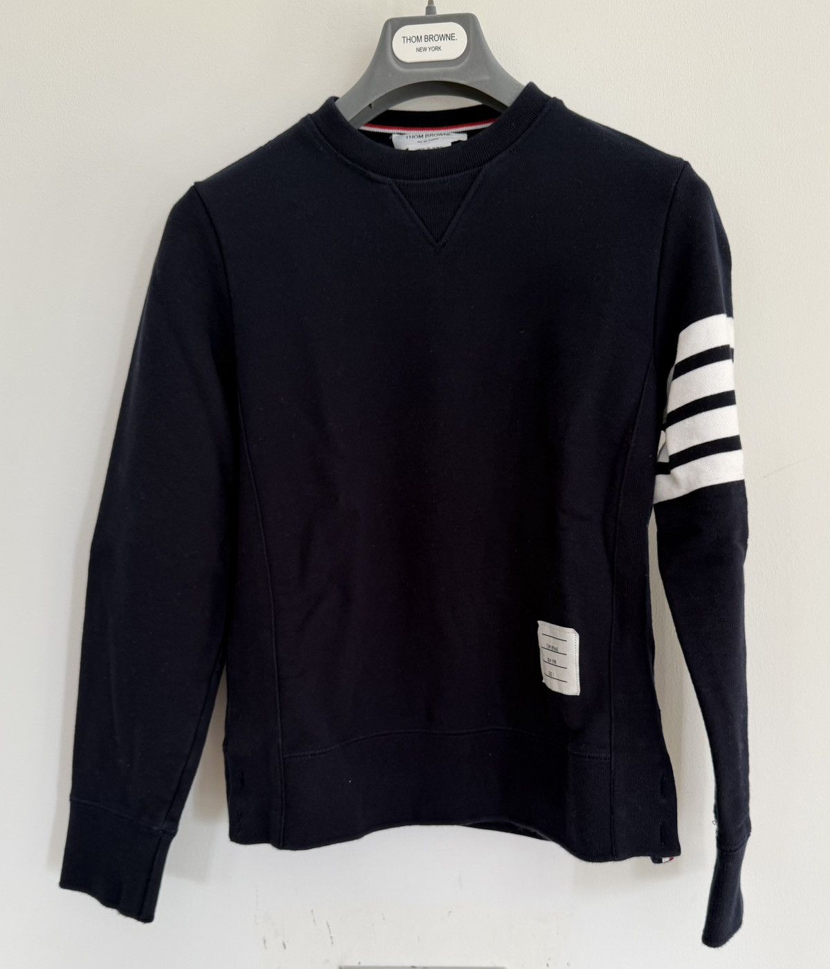 Browne Thom Browne Classic 4 Bar French Navy Sweatshirt Sz 1 T-Shirts, Hoodie | PodTeesHub.com