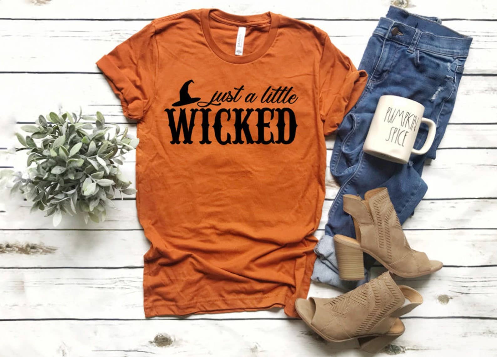 Just A Little Wicked T-Shirt Hoodie, Sweatshirt | PodTeesHub.com