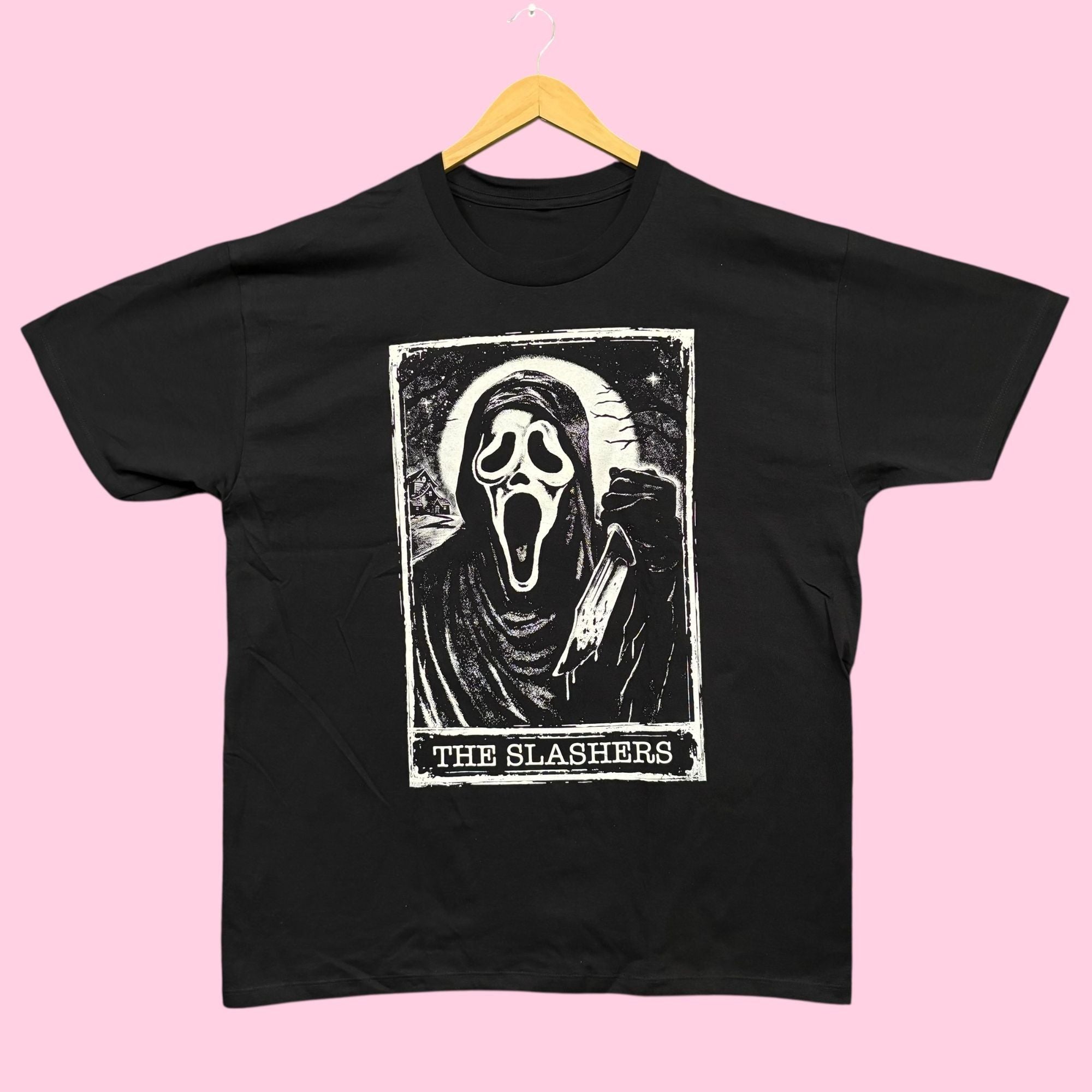 Universal Studios Scream Ghostface Tarot Card The Slasher Horror Tee Xl Hoodie, Sweatshirt | PodTeesHub.com