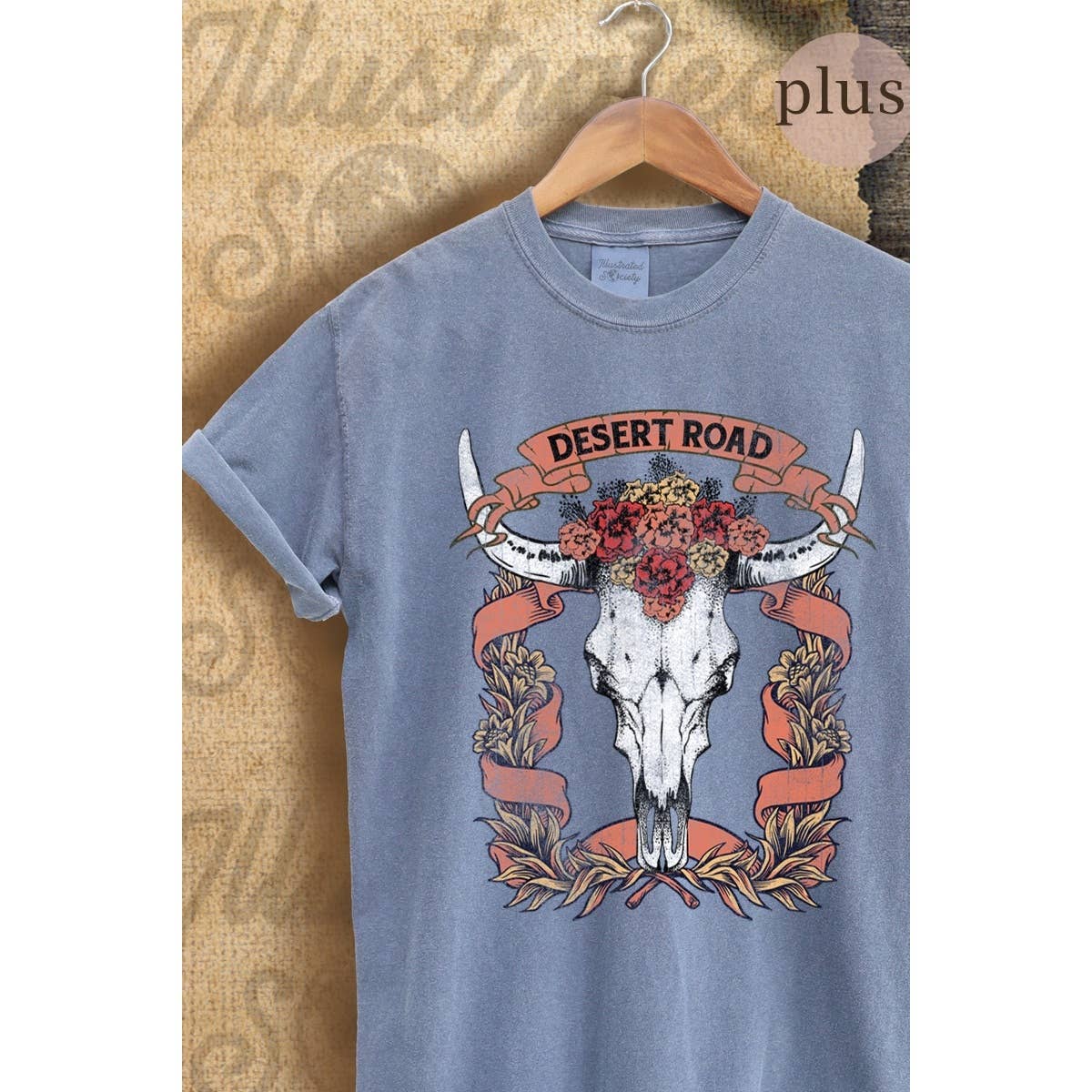 Desert Road  Vintage Graphic Plus Tee Hoodie, Sweatshirt | PodTeesHub.com