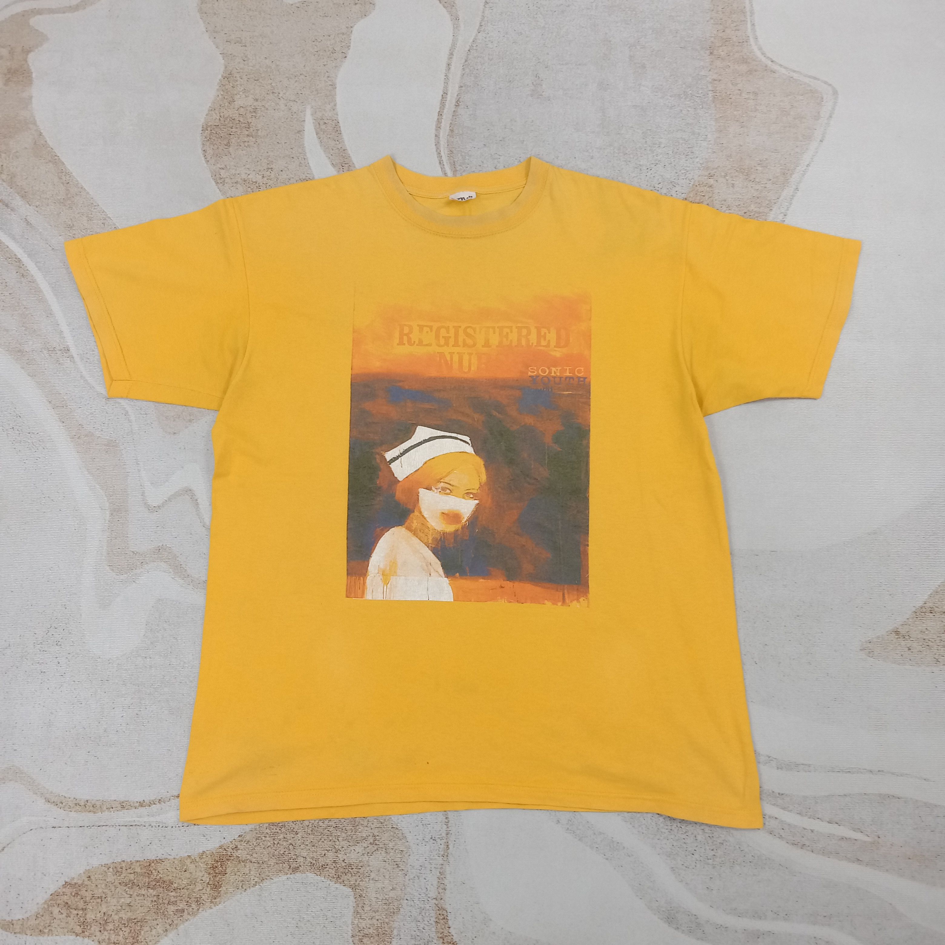Japanese Brand Sonic Youth Registered Nurse Y2k Band Tshirt C267n65 Hoodie, Sweatshirt | PodTeesHub.com