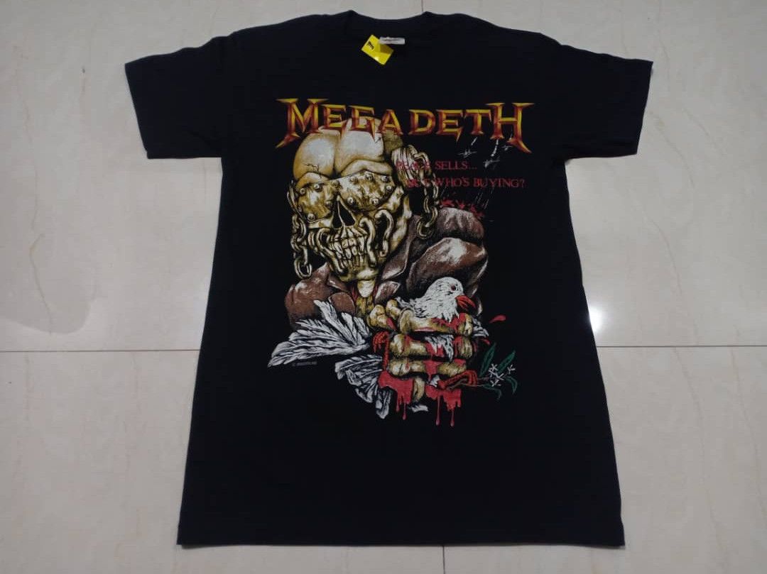 Megadeth X Vintage Vintage Megadeth Band Rock Tee 7 20 Hoodie, Sweatshirt | PodTeesHub.com