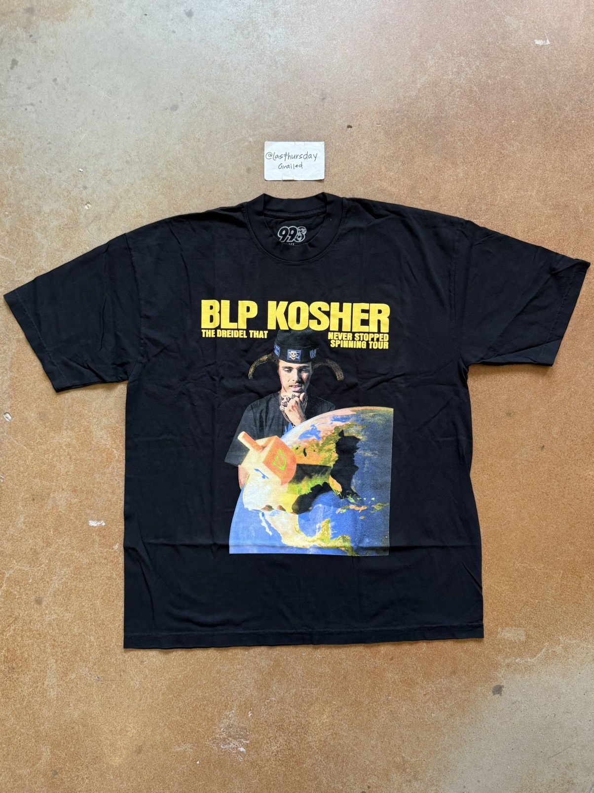 Rap Tees Blp Kosher Dreidel That Never Stopped Tour Tee Xl Hoodie, Sweatshirt | PodTeesHub.com