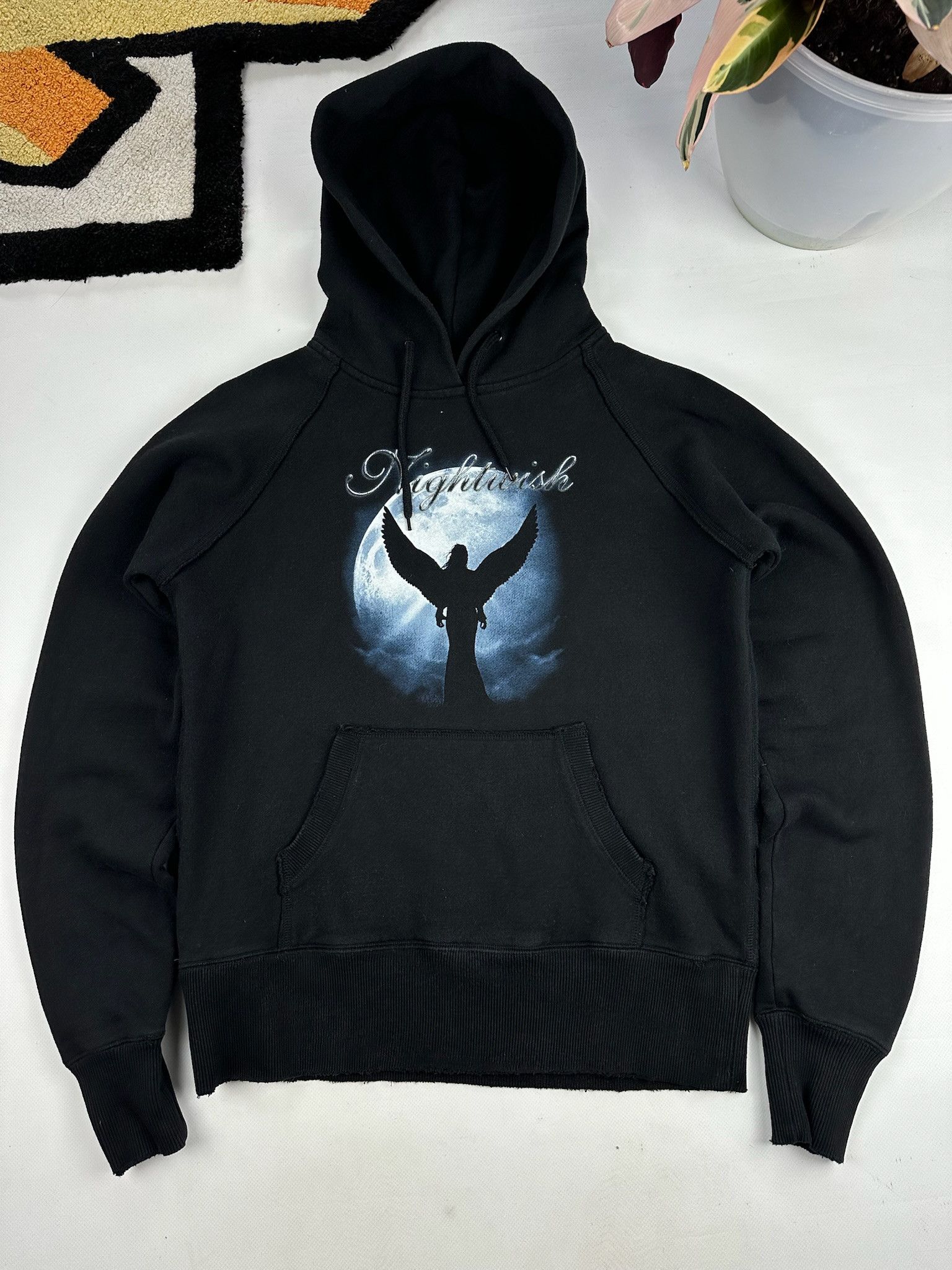 Band Tees Vintage Nightwish Hoodie Angel Gothic Wings Sweatshirt | PodTeesHub.com