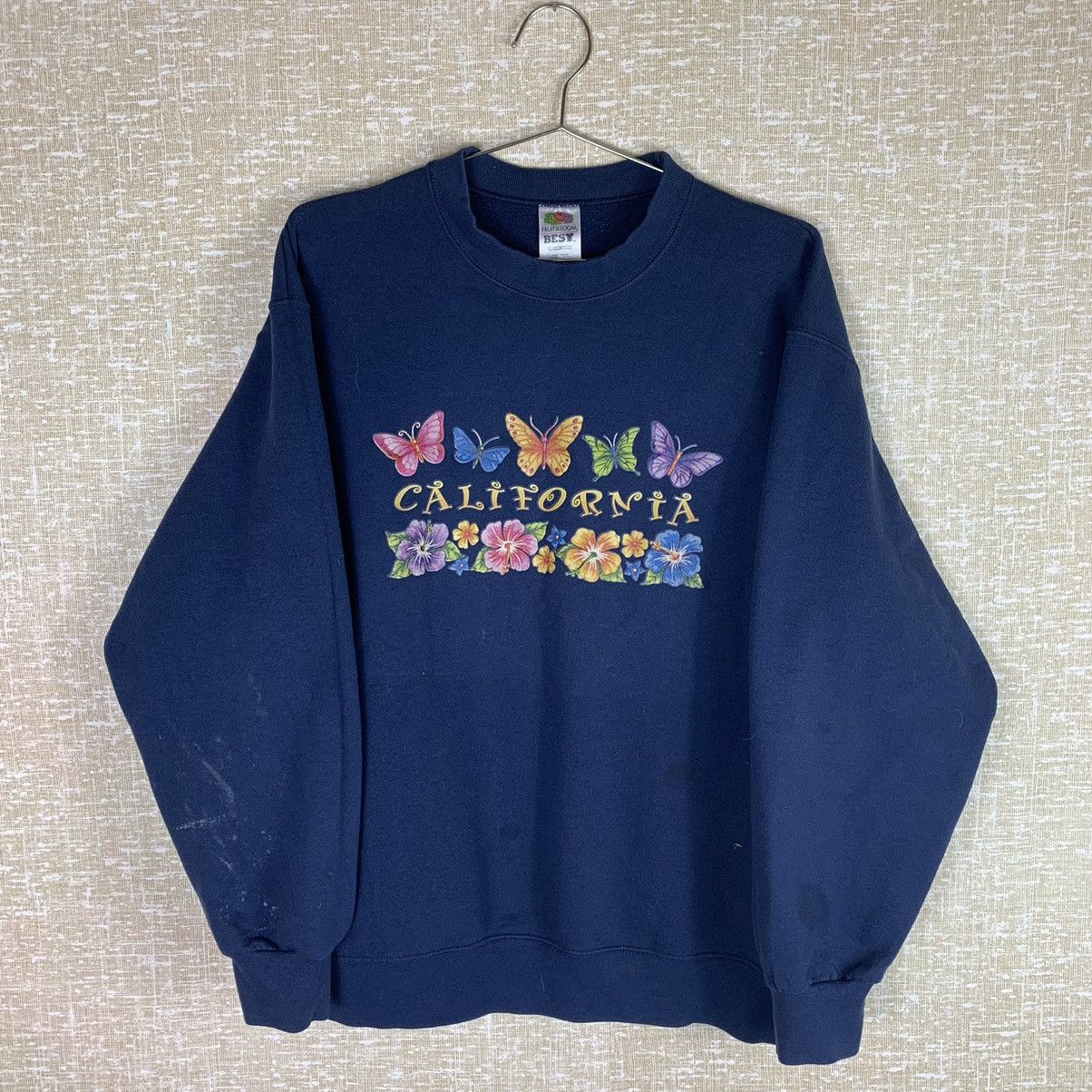 90s Vintage California Butterflies Graphic Crewneck T-Shirts, Hoodie, Sweatshirt | PodTeesHub.com