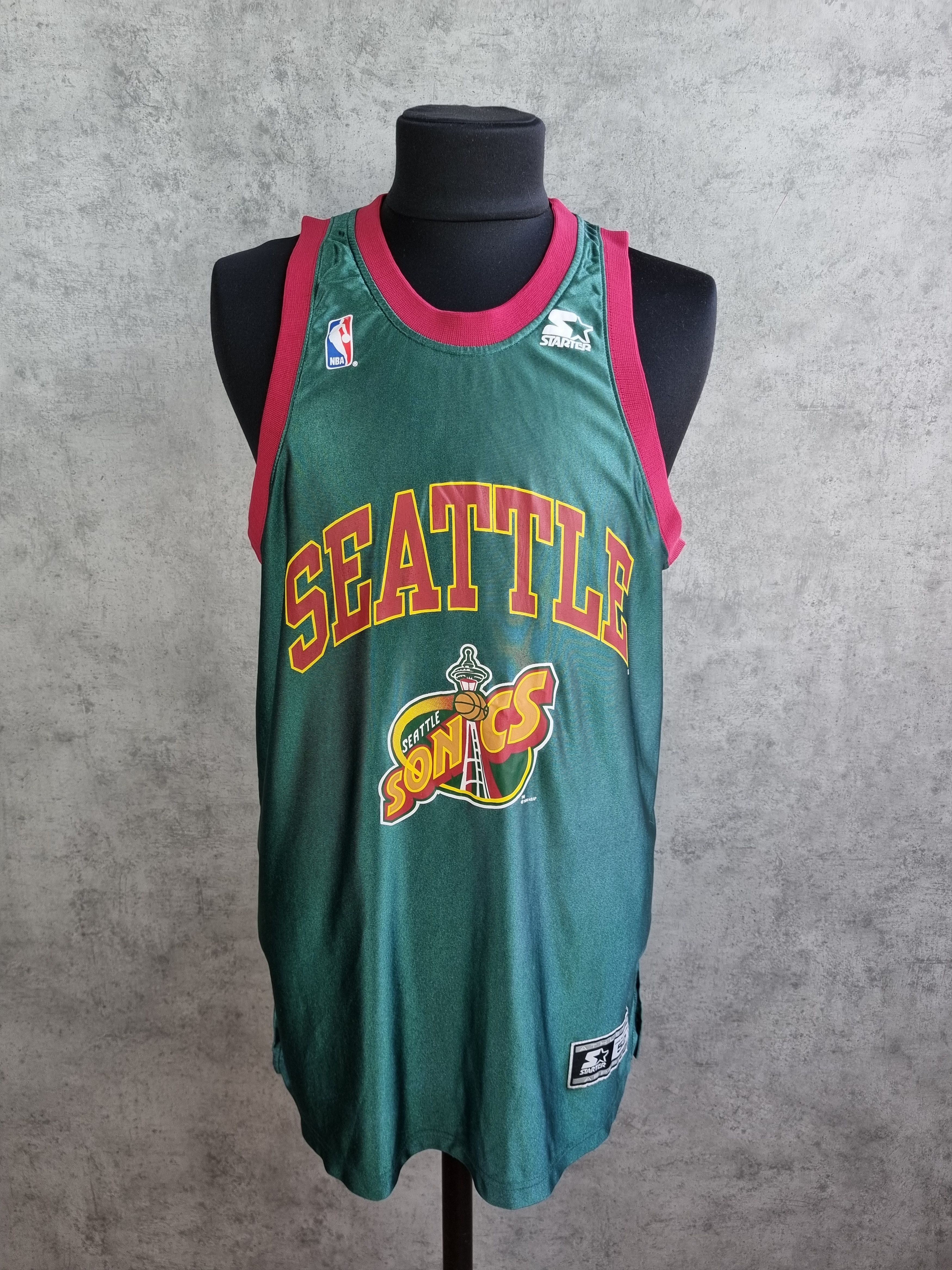 Starter X Vintage 94s Seatle Sonics Vintage Jersey Made In Korea T-Shirts, Hoodie, Sweatshirt | PodTeesHub.com