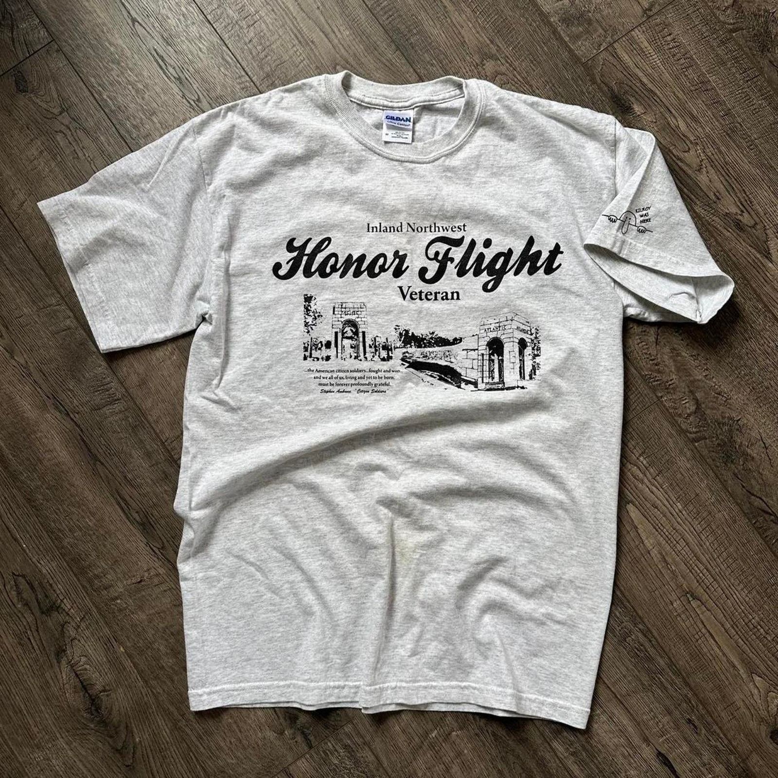 Vintage Y2k Veteran Military Kilroy Flight Graphic Tee Shirt Hoodie, Sweatshirt | PodTeesHub.com