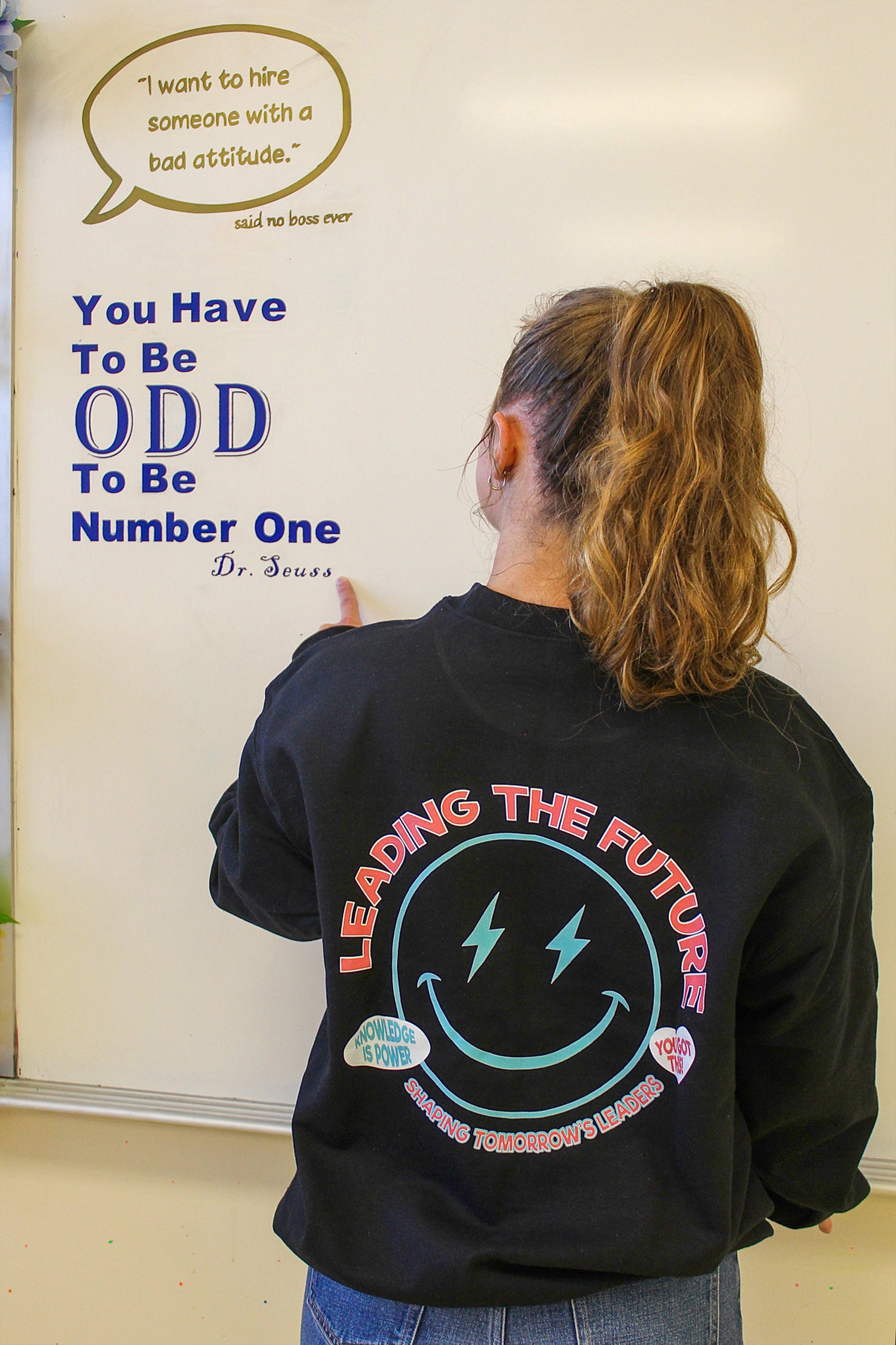 Leading the Future Graphic Sweater T-Shirts, Hoodie, Sweatshirt | PodTeesHub.com