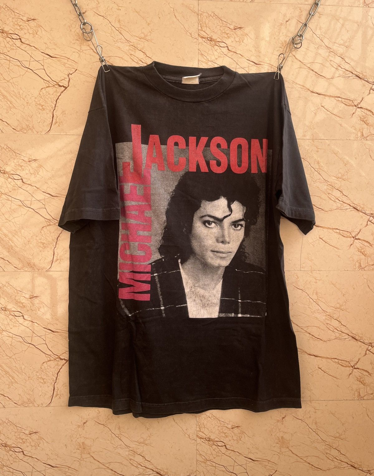 Michael Jackson Vintage 90s Michael Jackson Dangerous World Tour Tee Hoodie, Sweatshirt | PodTeesHub.com