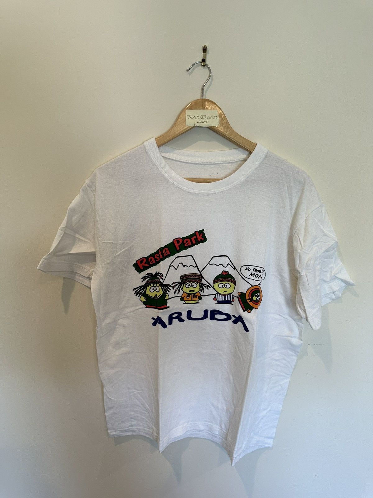Vintage South Park Vacation T Shirt Aruba White Hoodie, Sweatshirt | PodTeesHub.com