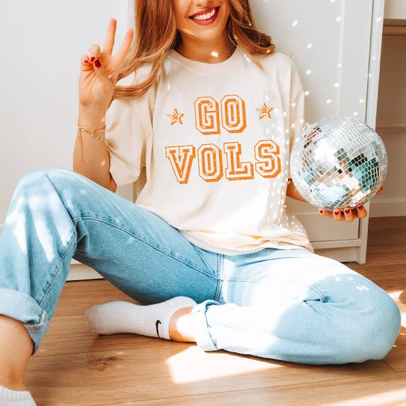 Go Vols Ivory Premium Comfort Colors Tshirt Hoodie, Sweatshirt | PodTeesHub.com