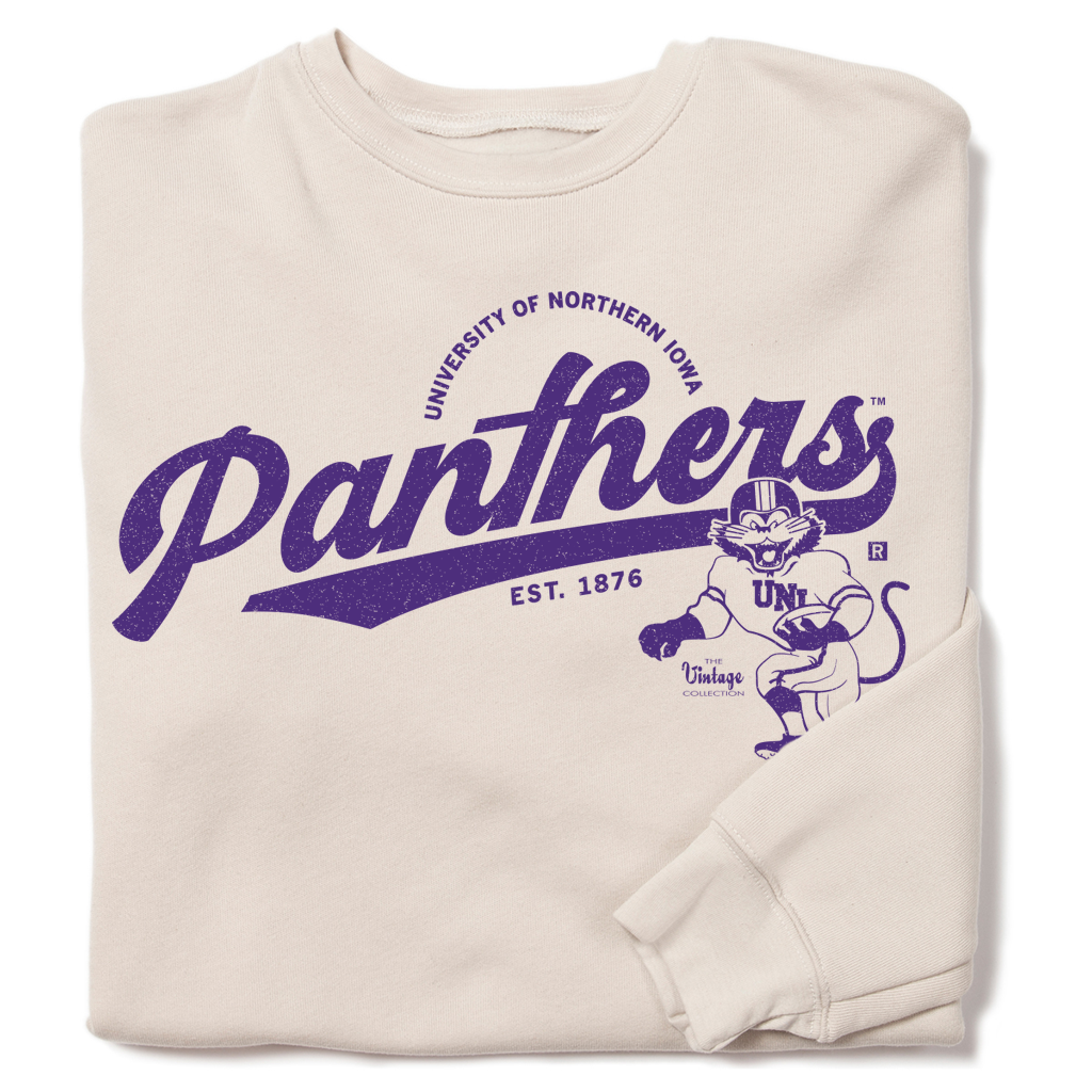 Panthers Script Logo Crew Sweatshirt T-Shirts, Hoodie | PodTeesHub.com