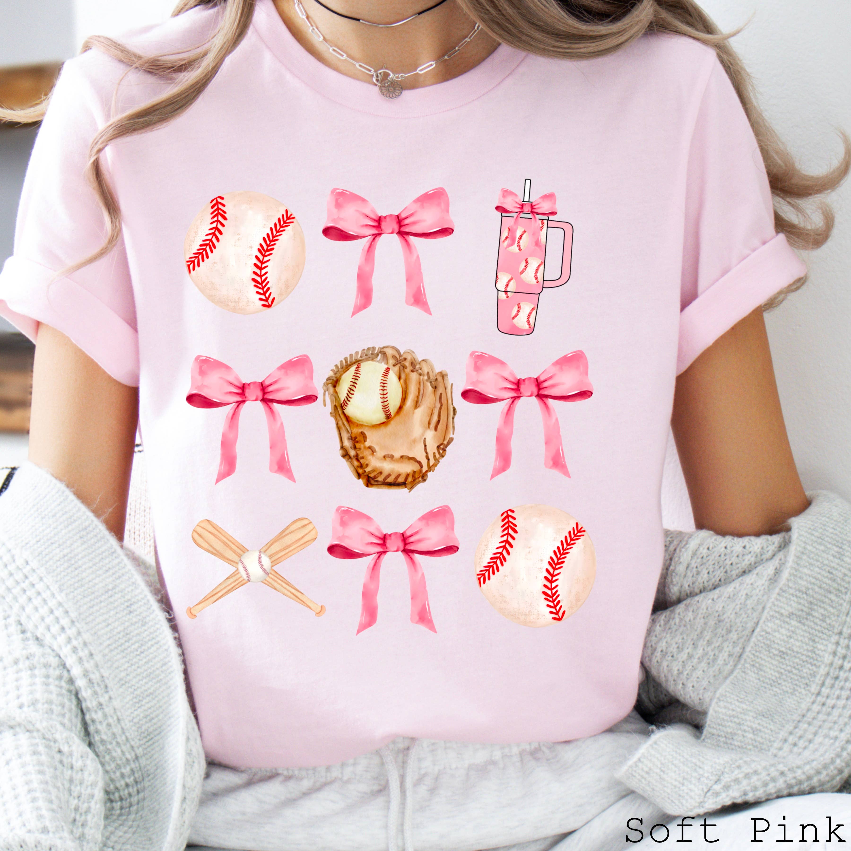 Coquette Baseball  Graphic Tee | Bella Canvas Hoodie, Sweatshirt | PodTeesHub.com
