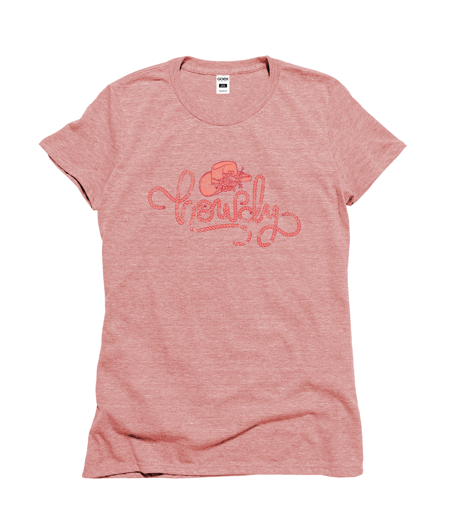 Howdy Rope Ladies' Graphic Tee Western - Rose - 12pk Hoodie, Sweatshirt | PodTeesHub.com