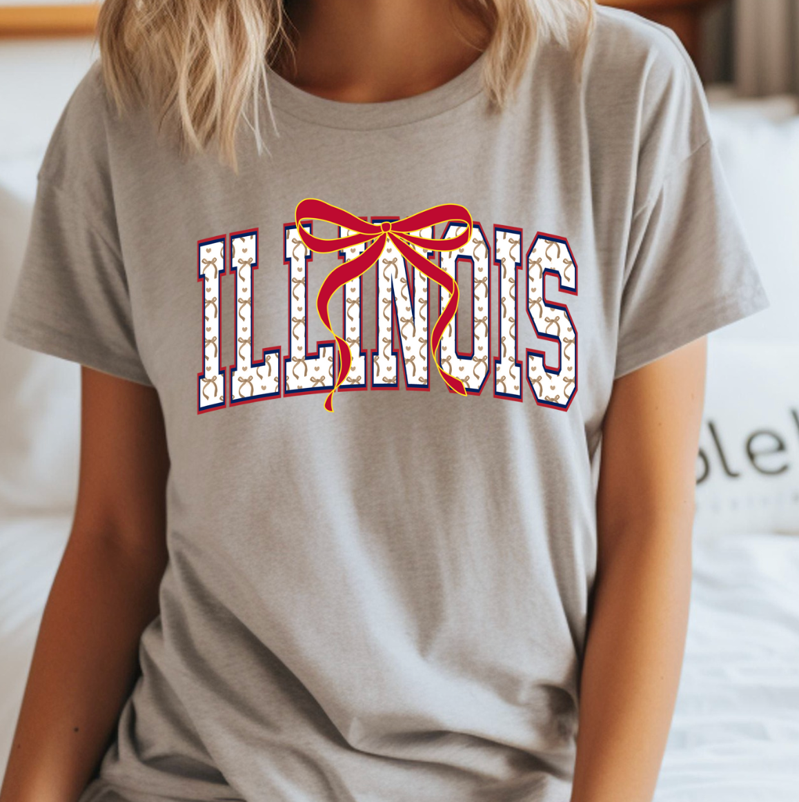 Illini Coquette Tee Hoodie, Sweatshirt | PodTeesHub.com