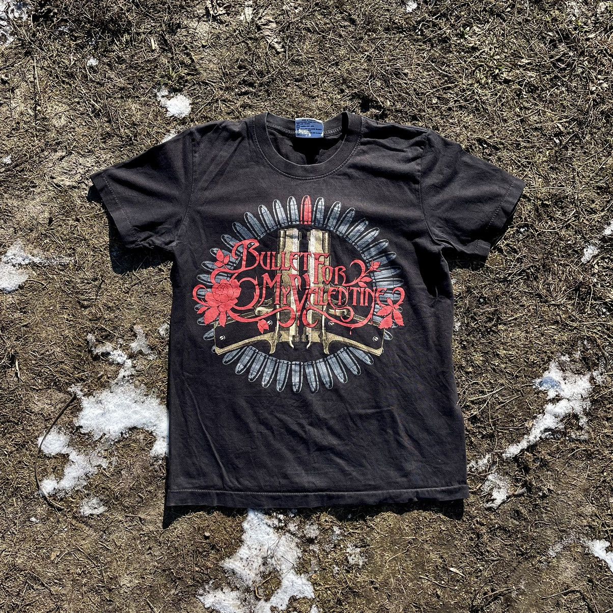 Band Tees Vintage 90s Bullet Valentine Vamp Dead Face Horror Tee 90s Hoodie, Sweatshirt | PodTeesHub.com