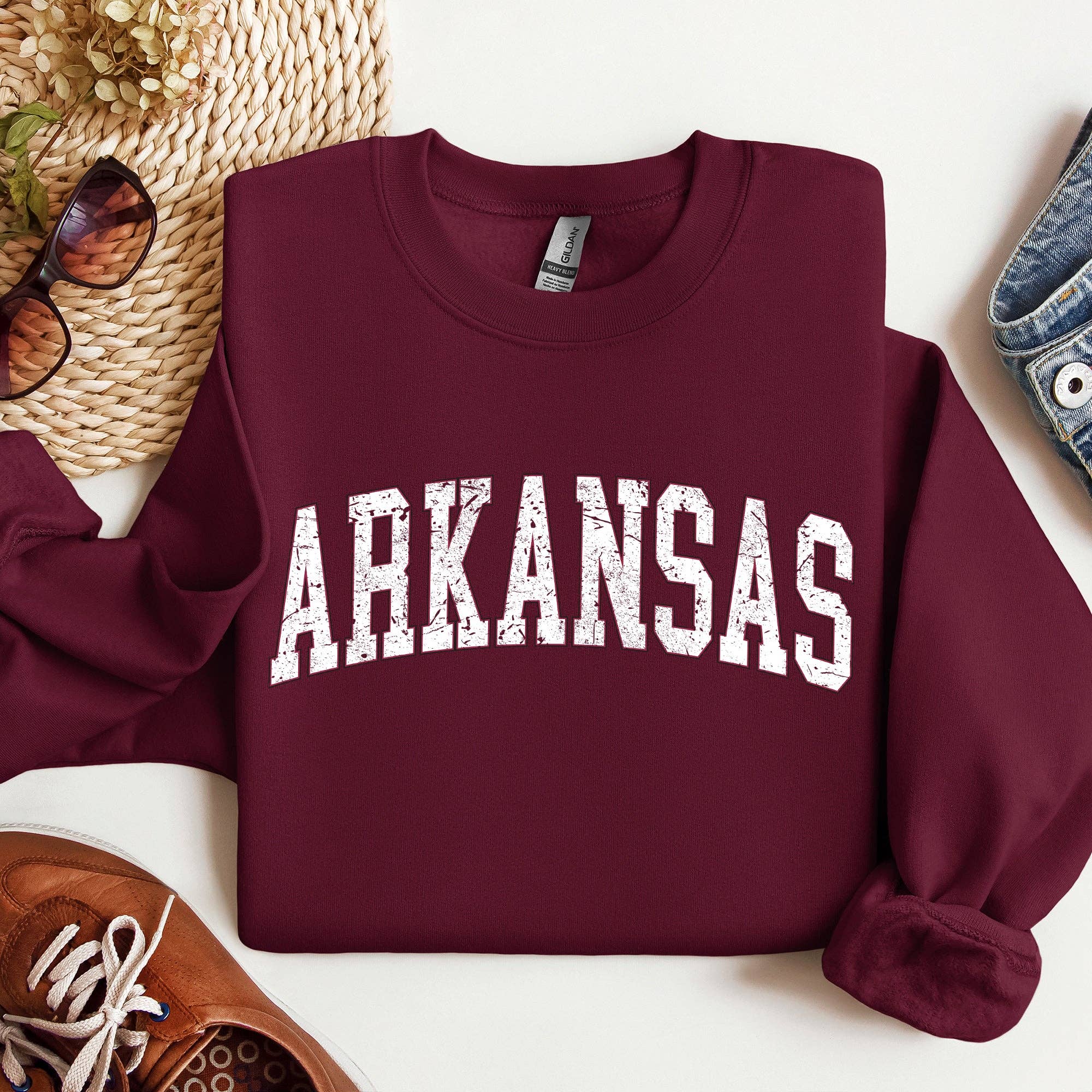 Arkansas, Football, Sports, Game Day Touchdown Sweatshirt T-Shirts, Hoodie | PodTeesHub.com