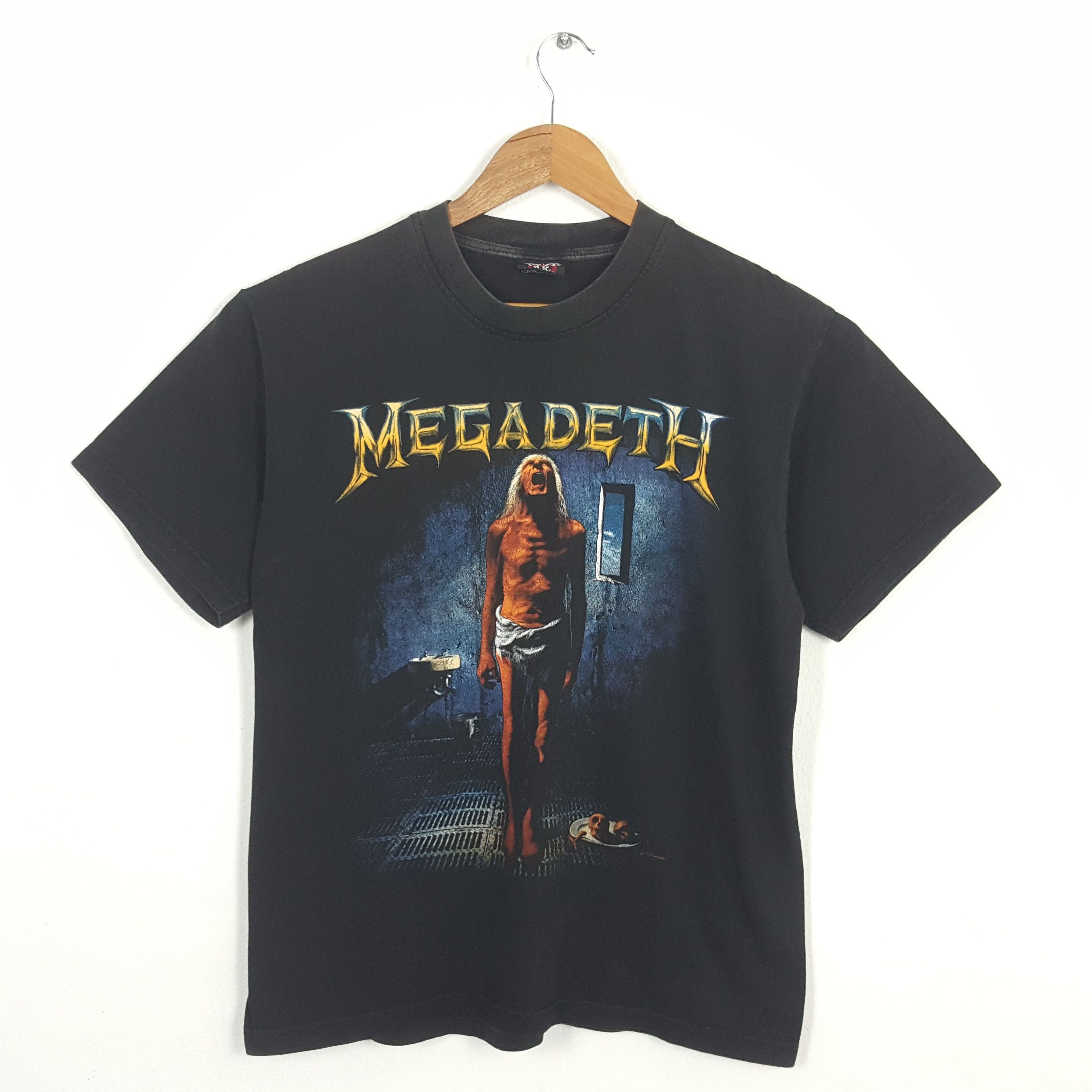 Megadeth X Vintage Vintage Megadeath American Heavy Metal Band Tour T Shirt Hoodie, Sweatshirt | PodTeesHub.com