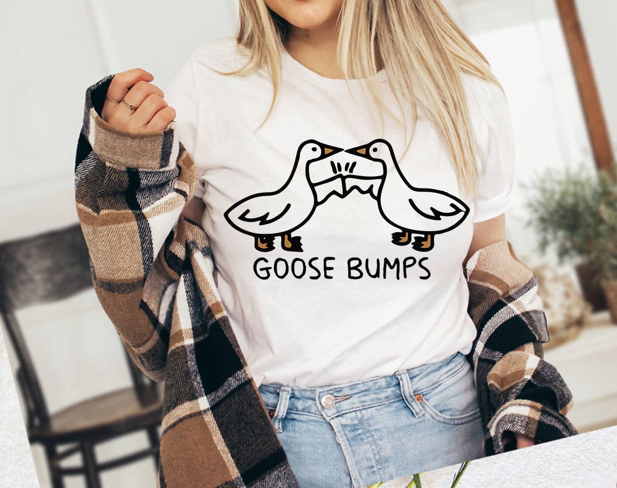 Goosebumps - Funny Retro Animal Trendy Pun T-Shirt Hoodie, Sweatshirt | PodTeesHub.com