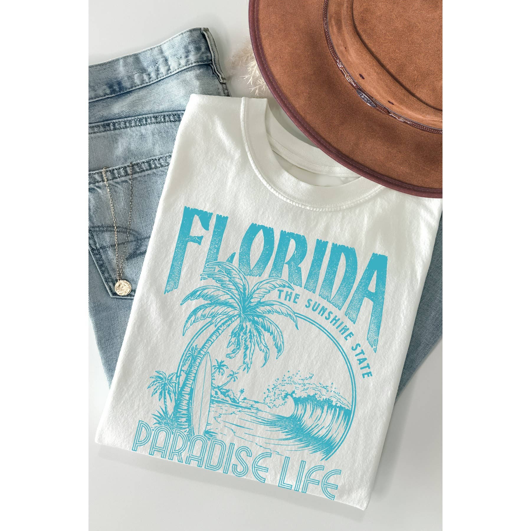 Florida Paradise Life Short Sleeve T Shirt Hoodie, Sweatshirt | PodTeesHub.com