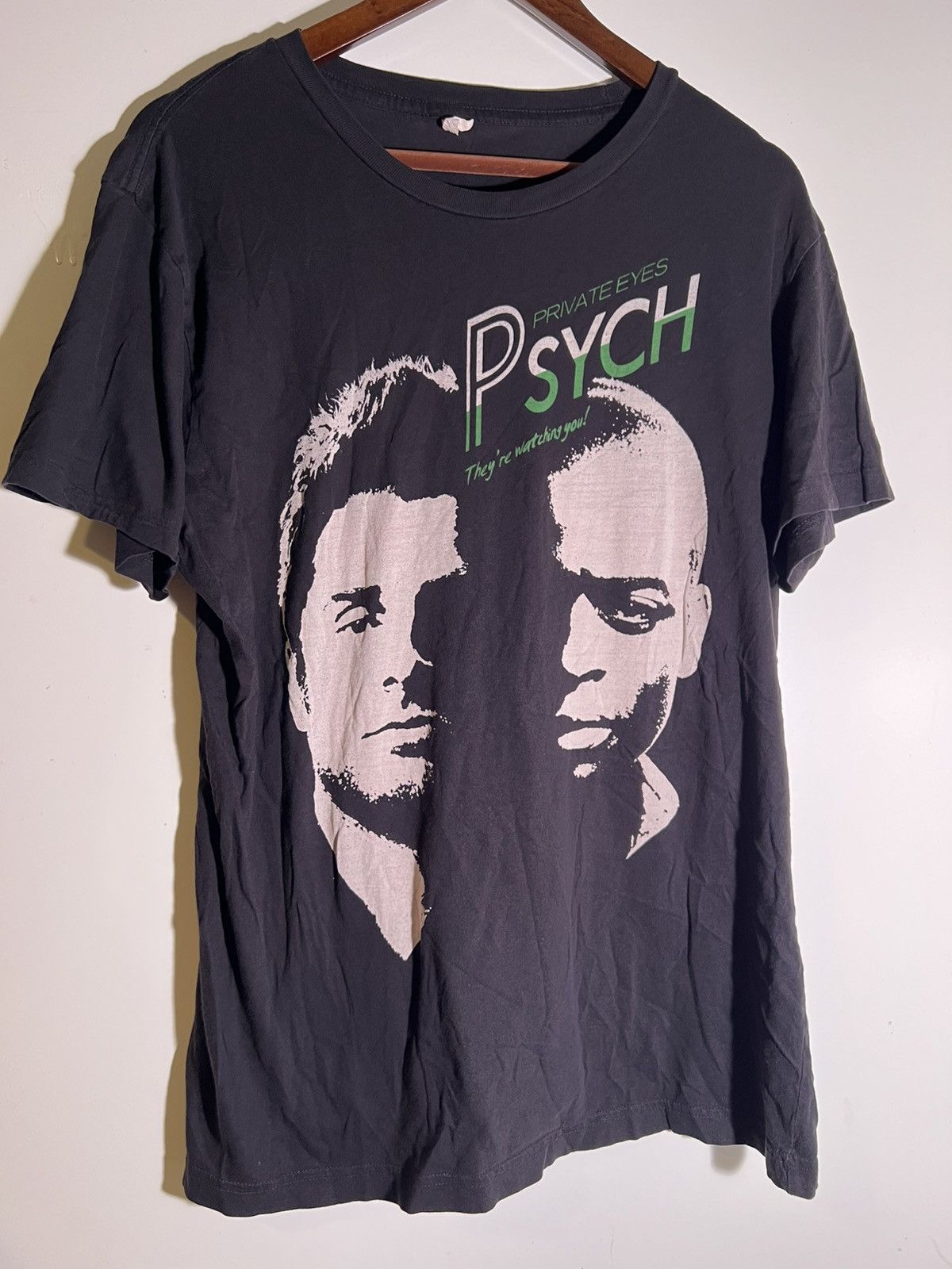 Vintage Y2k 2000 S Vtg Vintage Psych Tv Show Retro Indie Tee T Shirt Hoodie, Sweatshirt | PodTeesHub.com
