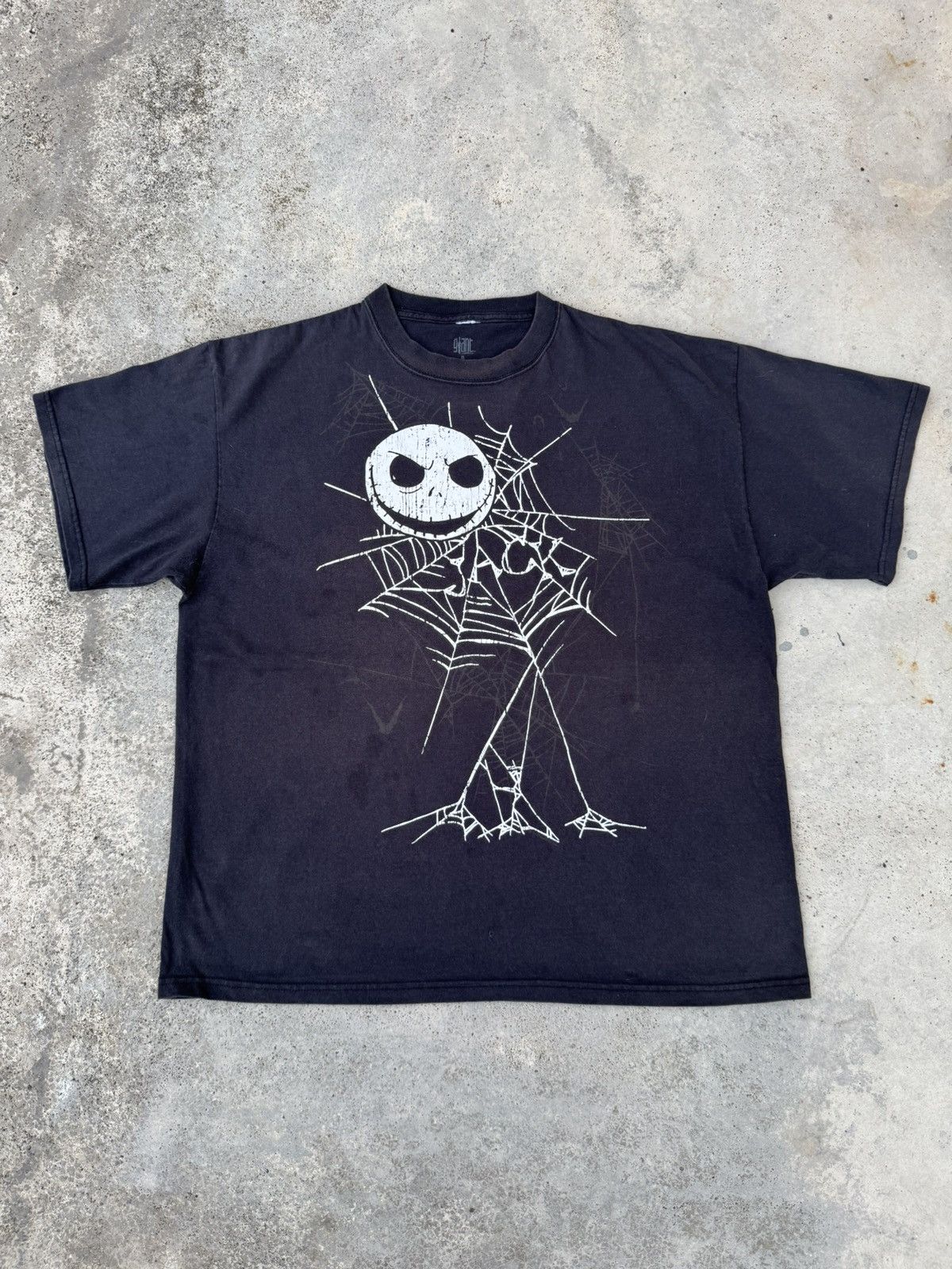 Vintage Y2k Giant The Nightmare Before Christmas Horror Tee Hoodie, Sweatshirt | PodTeesHub.com