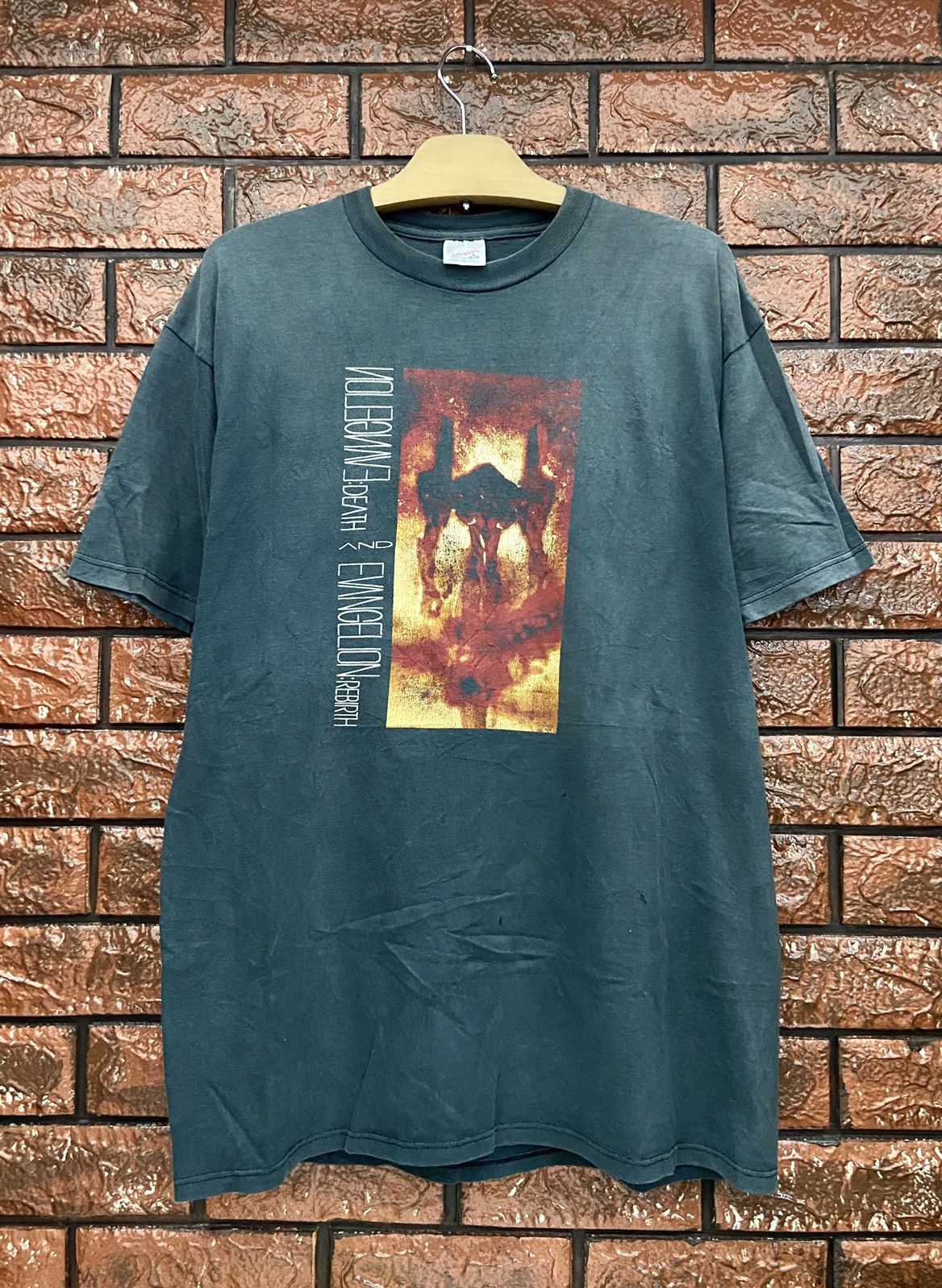 Vintage Neon Genesis Evangelion 1997 Movie Anime T Shirt Hoodie, Sweatshirt | PodTeesHub.com