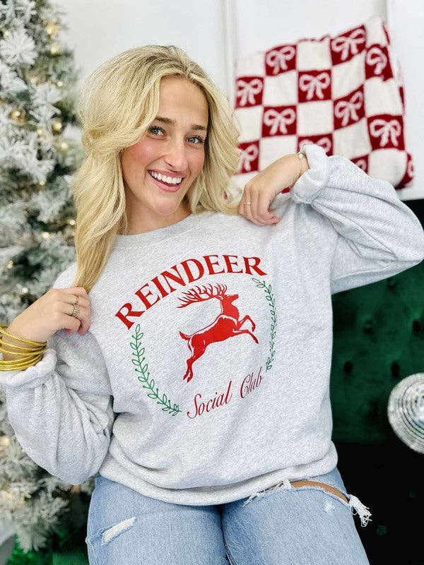 Reindeer Social Club Dtf Sweatshirt T-Shirts, Hoodie | PodTeesHub.com