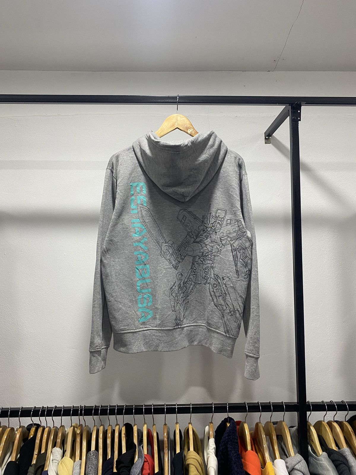 Japanese Brand X Vintage Anime E5 Hayabusa Zipper Backhit Gundam T-Shirts, Hoodie, Sweatshirt
