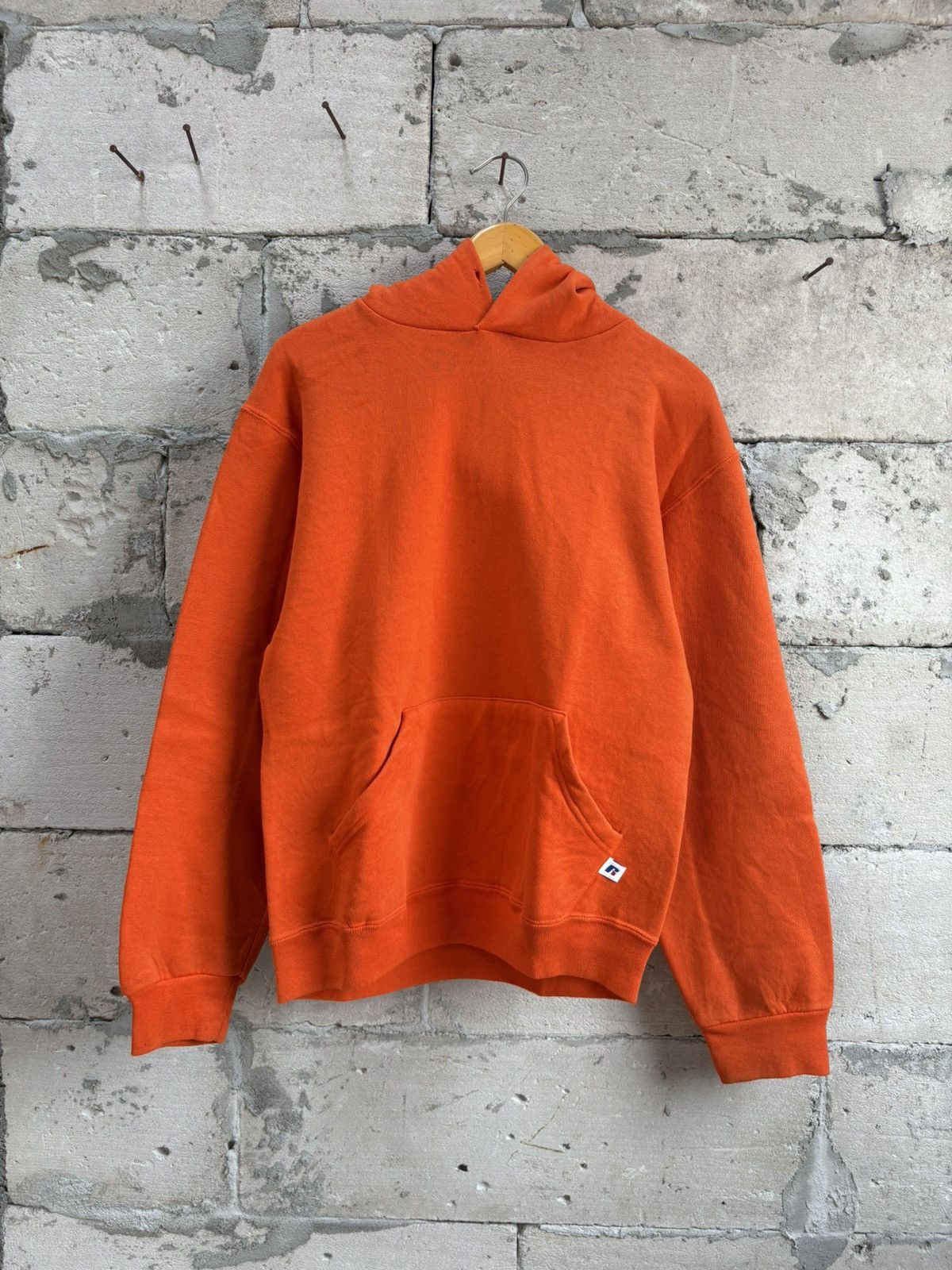 Vintage Faded Orange Russell Hoodie T-Shirts, Sweatshirt | PodTeesHub.com