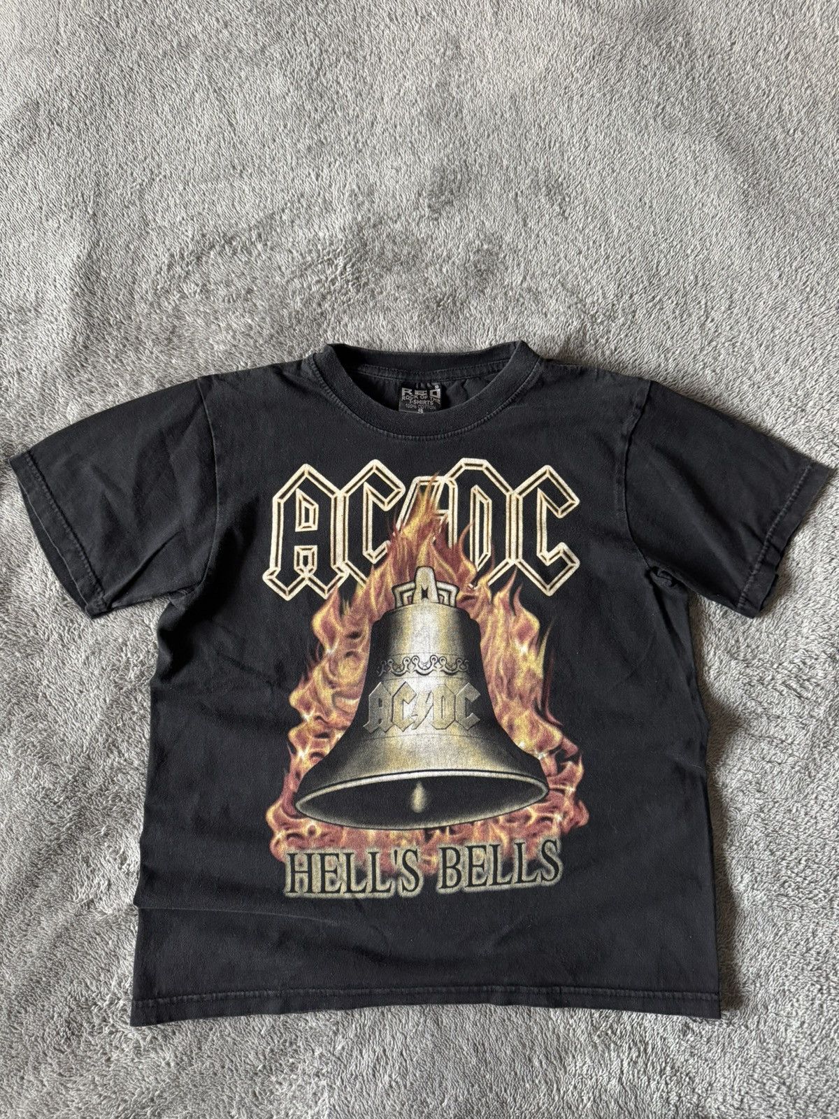 Band Tees Vintage Hell Bells Red Rock Ac Dc Merch T Shirt Hoodie, Sweatshirt | PodTeesHub.com