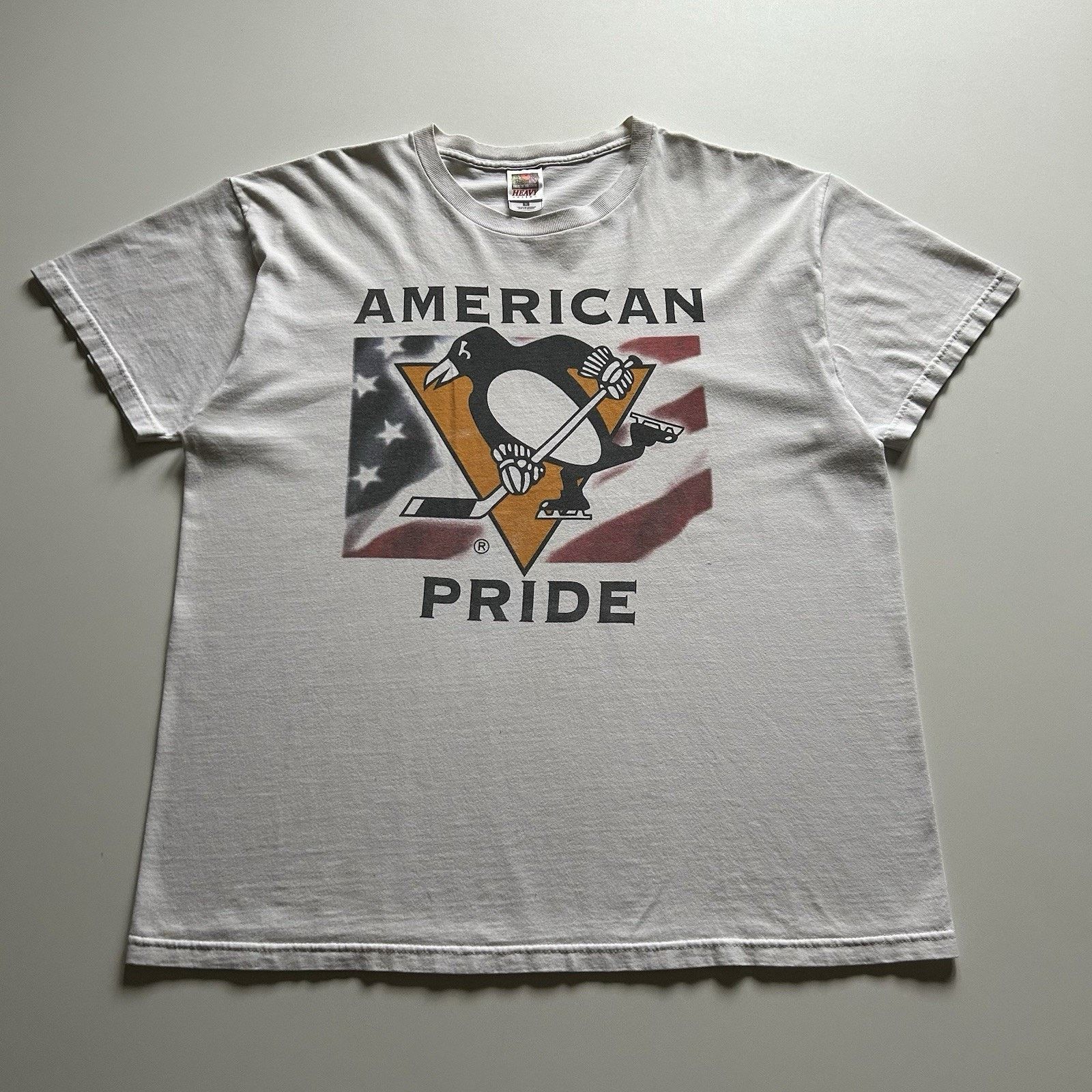 Nhl X Vintage Vintage Pittsburgh Penguins Nhl T Shirt Xl American Pride Hoodie, Sweatshirt | PodTeesHub.com