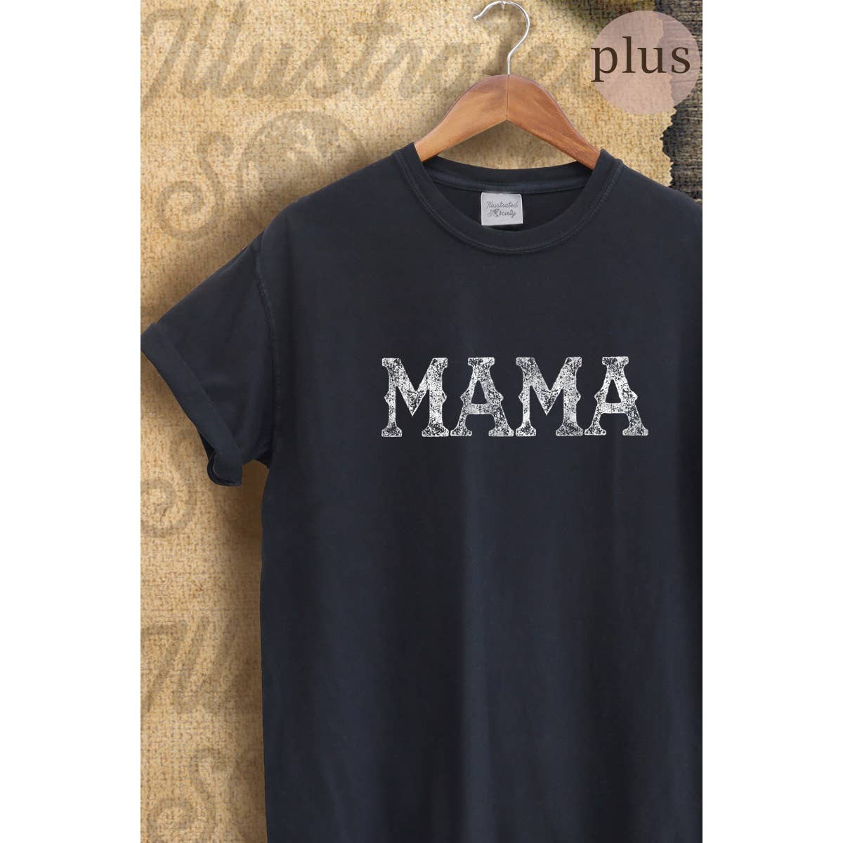 Mama  Vintage  Graphic  Oversized Tee Hoodie, Sweatshirt | PodTeesHub.com