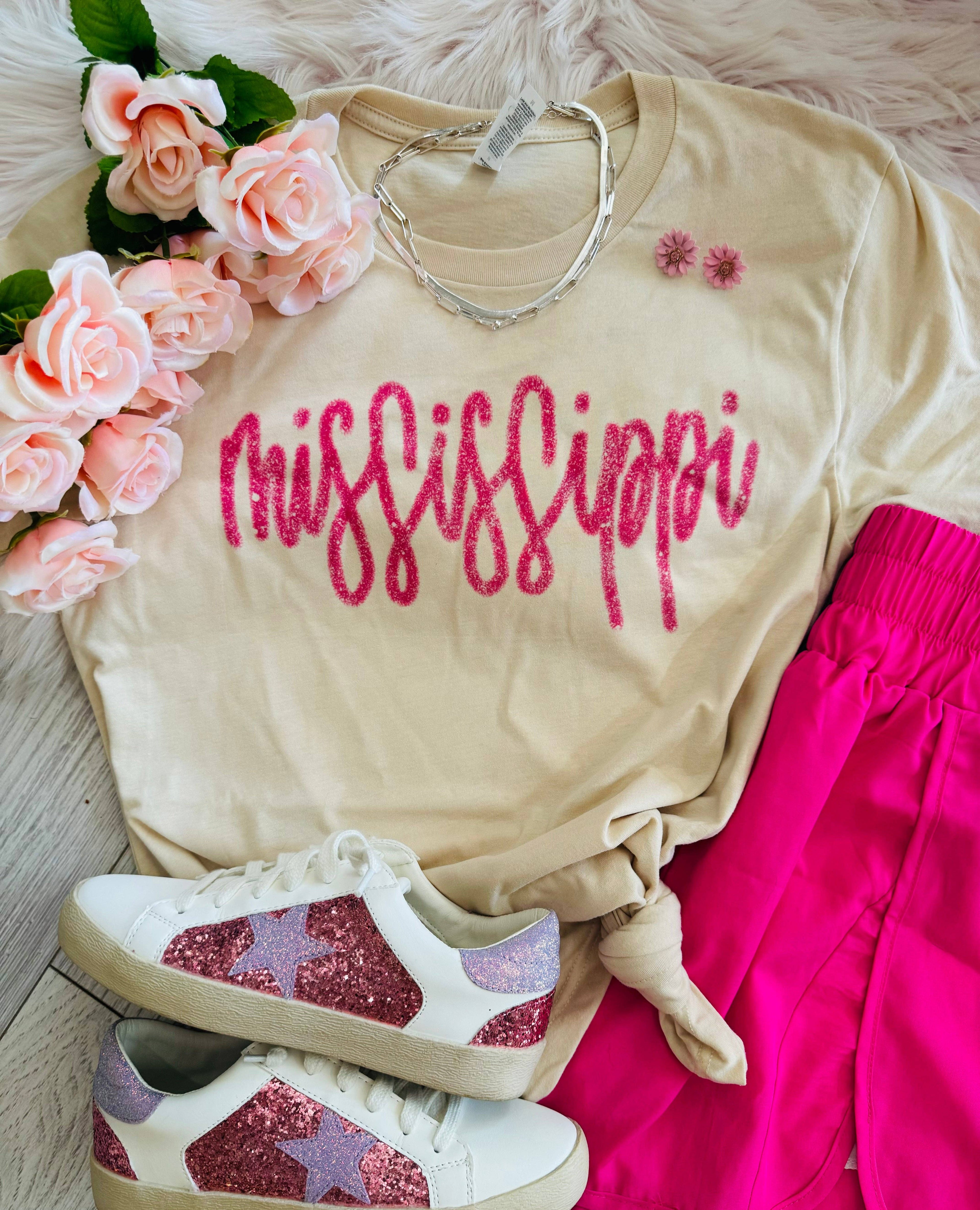 Mississippi Faux Tinsel Tee Hoodie, Sweatshirt | PodTeesHub.com