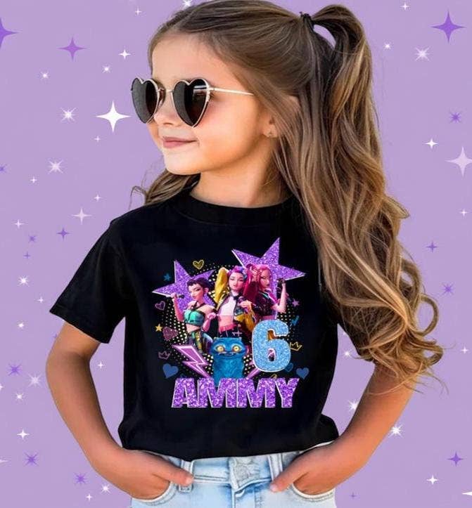 Personalized Kpop Demon Hunter Birthday Tee Hoodie, Sweatshirt | PodTeesHub.com