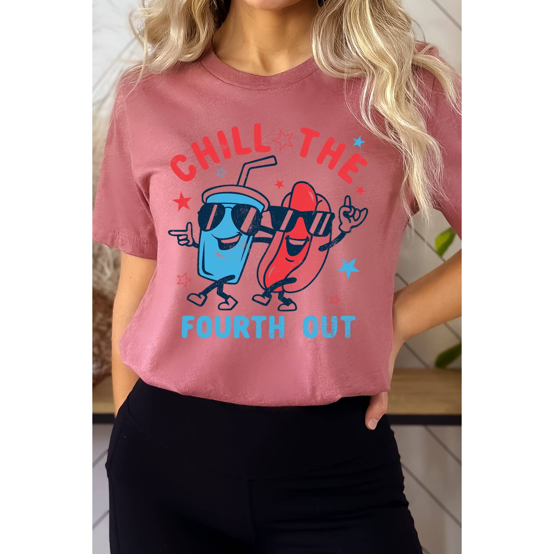 Chill the Fourth Out Short Sleeve T Shirt Hoodie, Sweatshirt | PodTeesHub.com