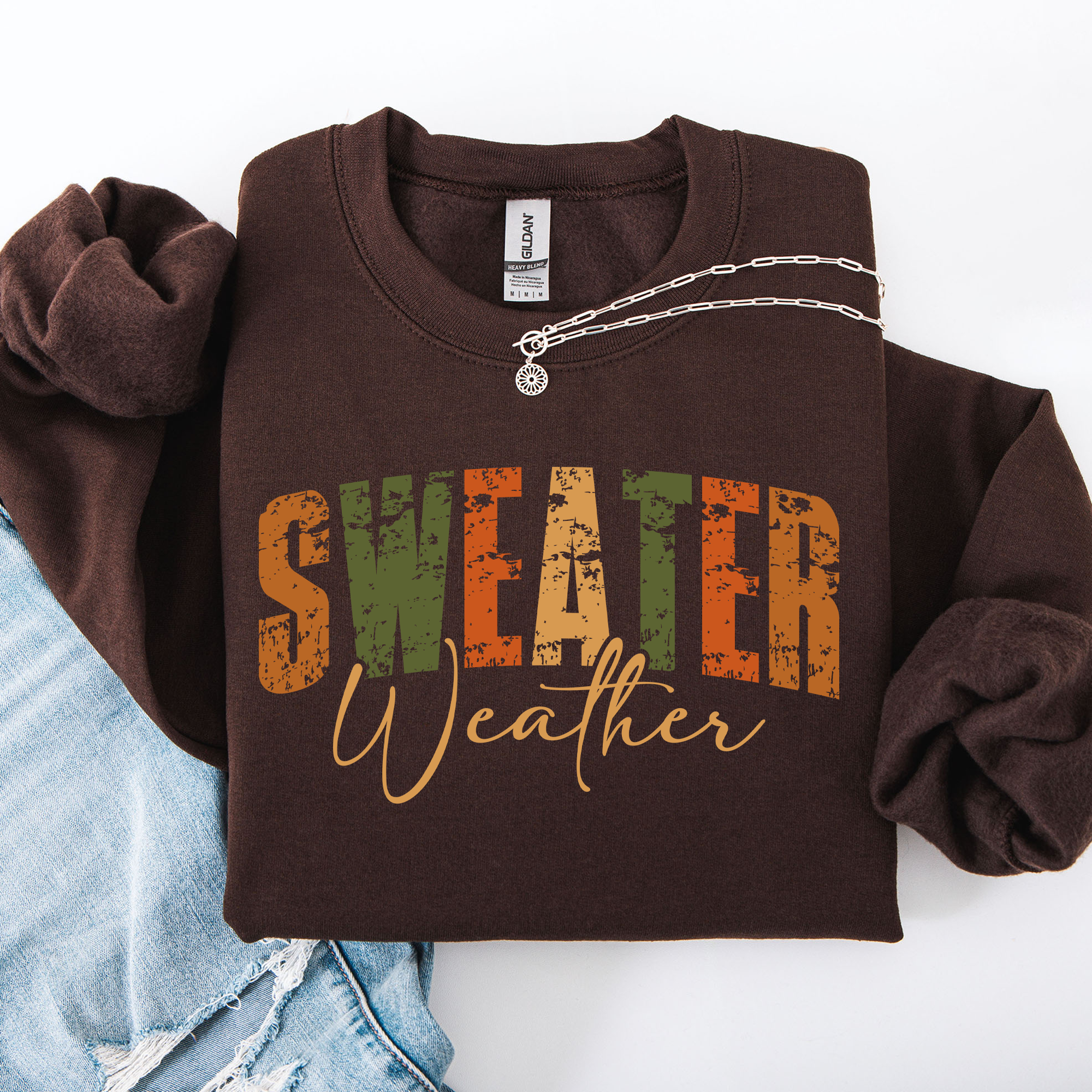 Sweater Weather, Fall, Retro Autumn, Pumpkin Sweatshirt T-Shirts, Hoodie | PodTeesHub.com