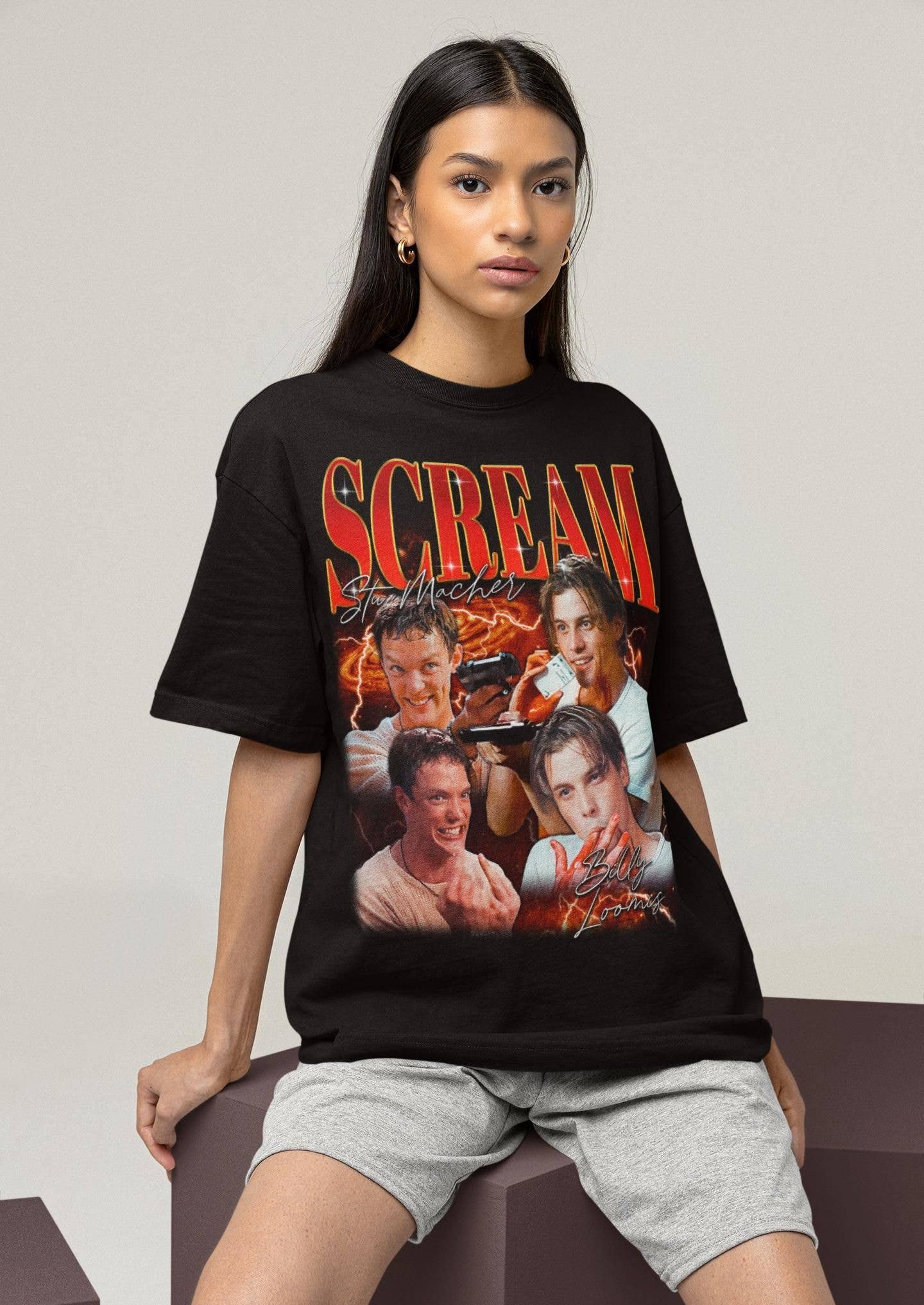 Scream Billy & Stu T-Shirt - Scream Merchandise Hoodie, Sweatshirt | PodTeesHub.com
