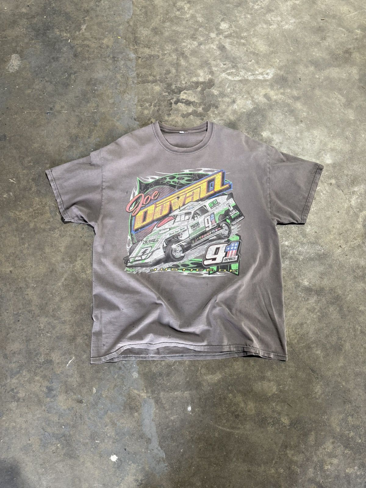 Vintage Joe Duvall 91 Racing Distressed Tee Hoodie, Sweatshirt | PodTeesHub.com