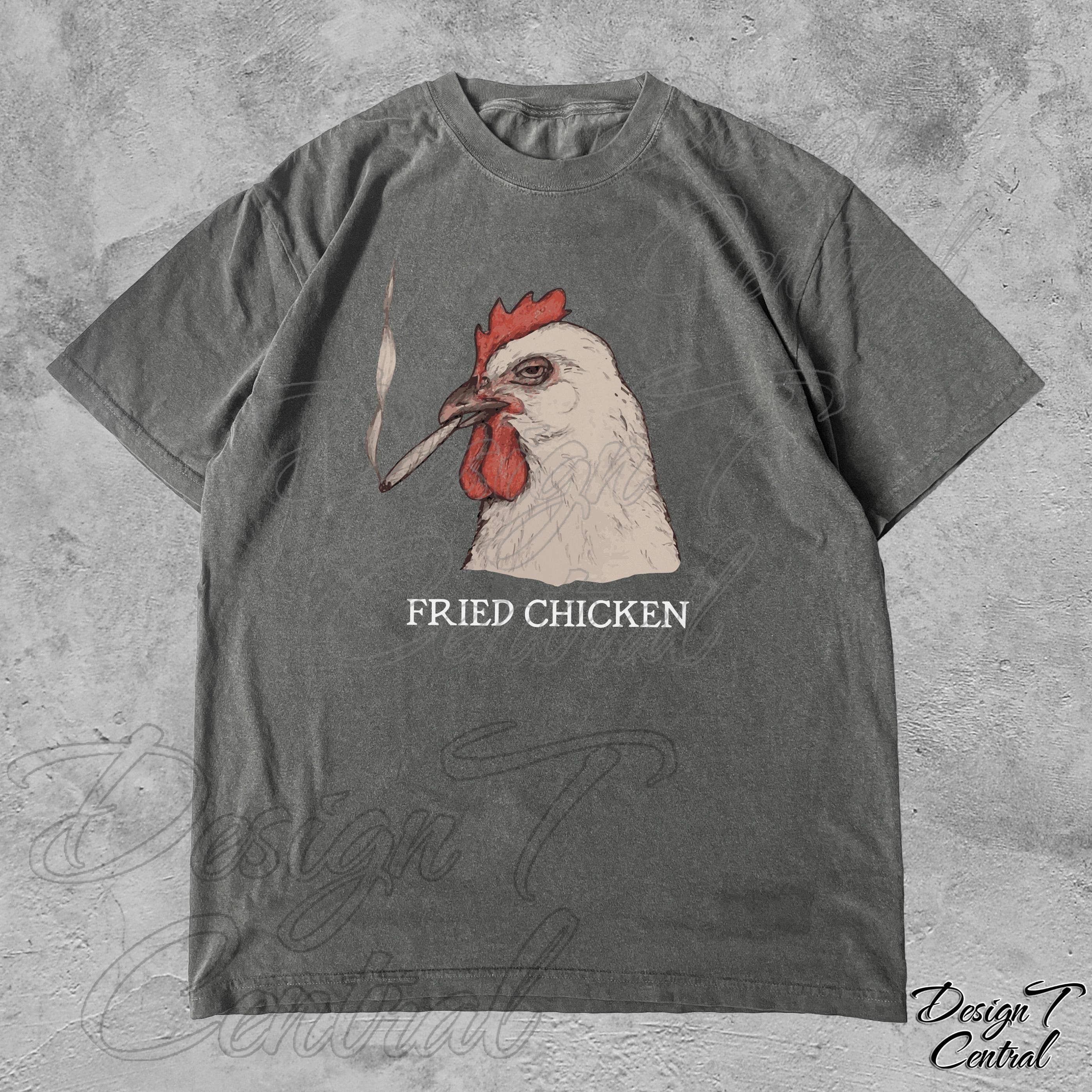Fried Chicken 420 Stoner Tee Funny Marijuana Cannabis Gift Hoodie, Sweatshirt | PodTeesHub.com