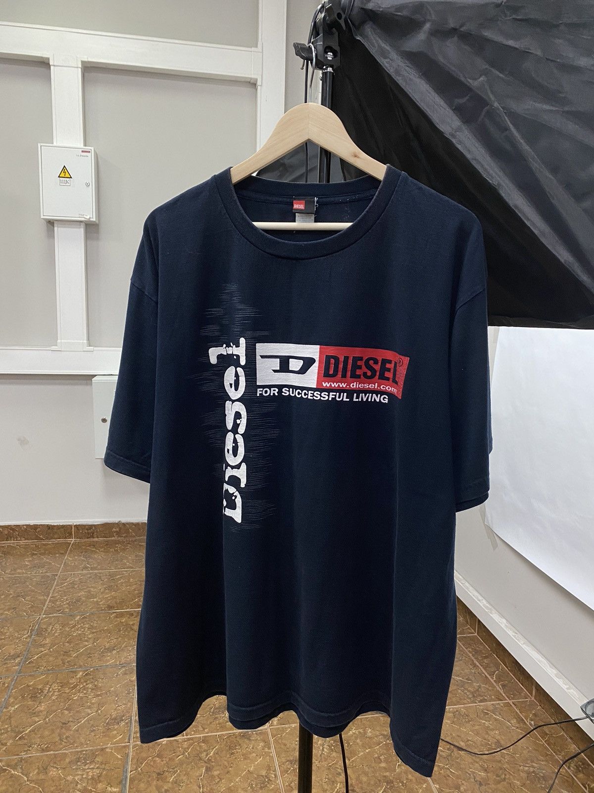 Vintage 90s Diesel Big Logo T Shirt Retro Rare Y2k Hype Hoodie, Sweatshirt | PodTeesHub.com