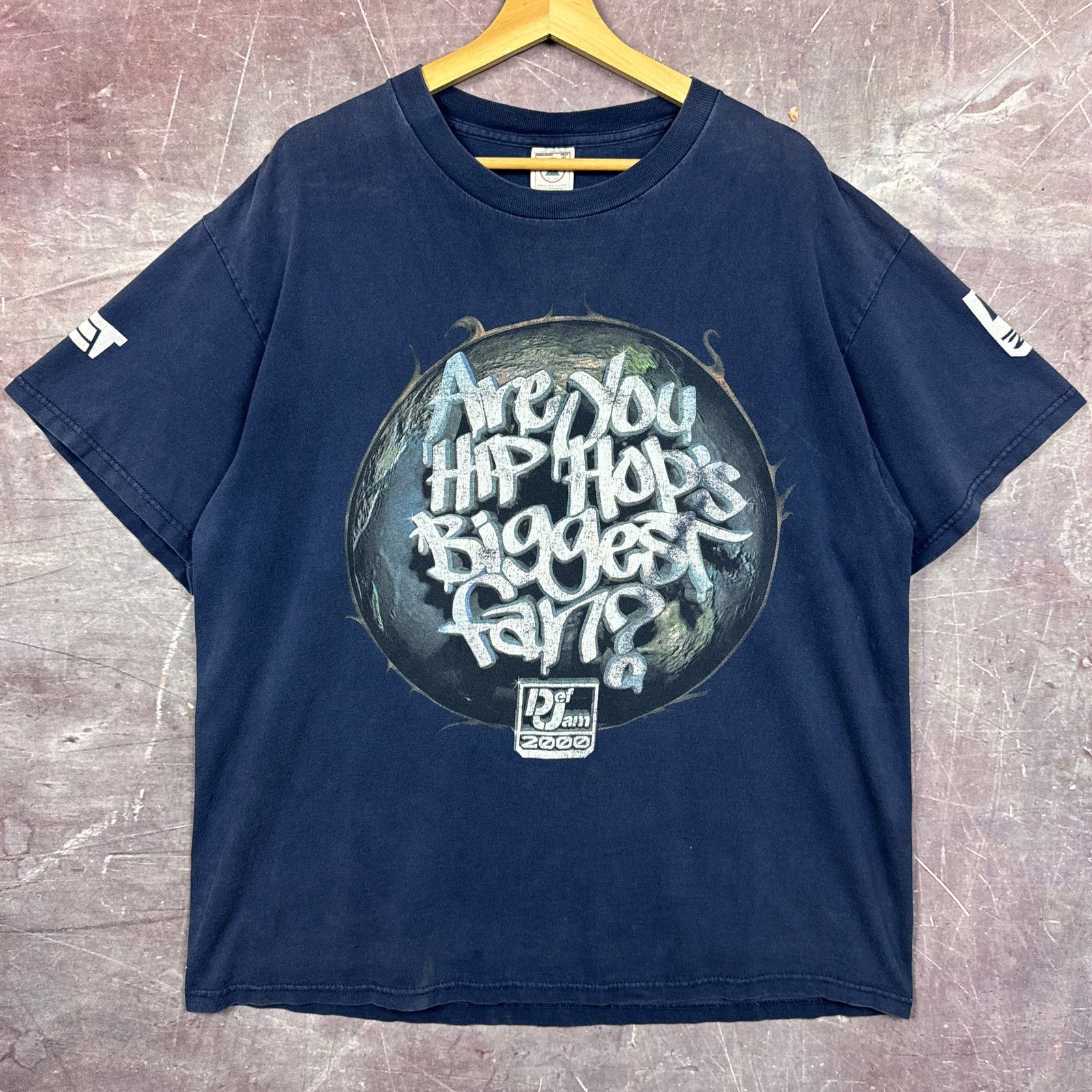 Vintage 2000 Navy Blue Def Jam Bet Rap Jay Z Shirt Xl 3548 T-Shirts, Hoodie, Sweatshirt